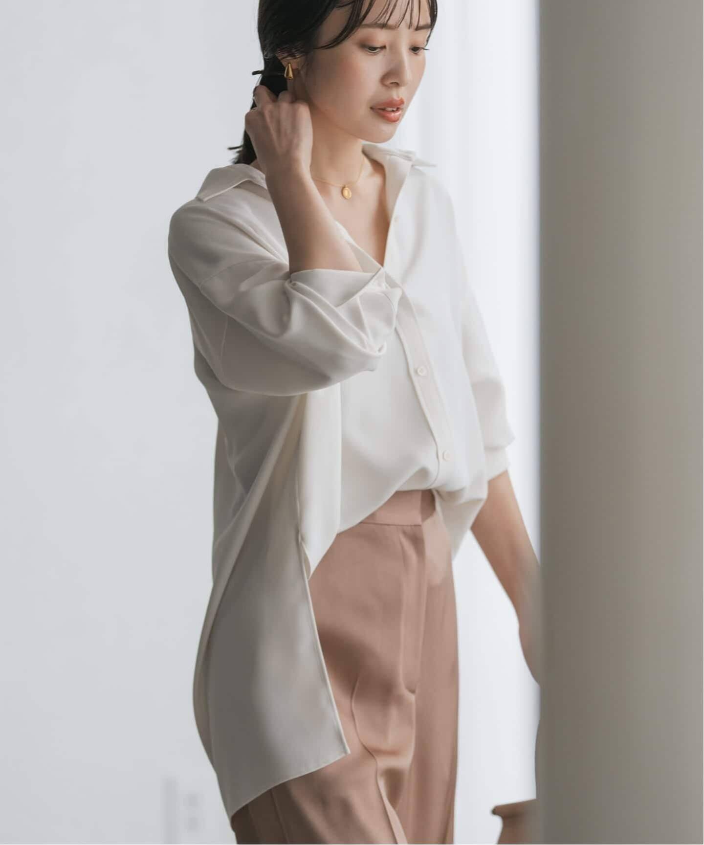 追加》シーズンカラープレーンシャツ14（シャツ／ブラウス）｜NOBLE