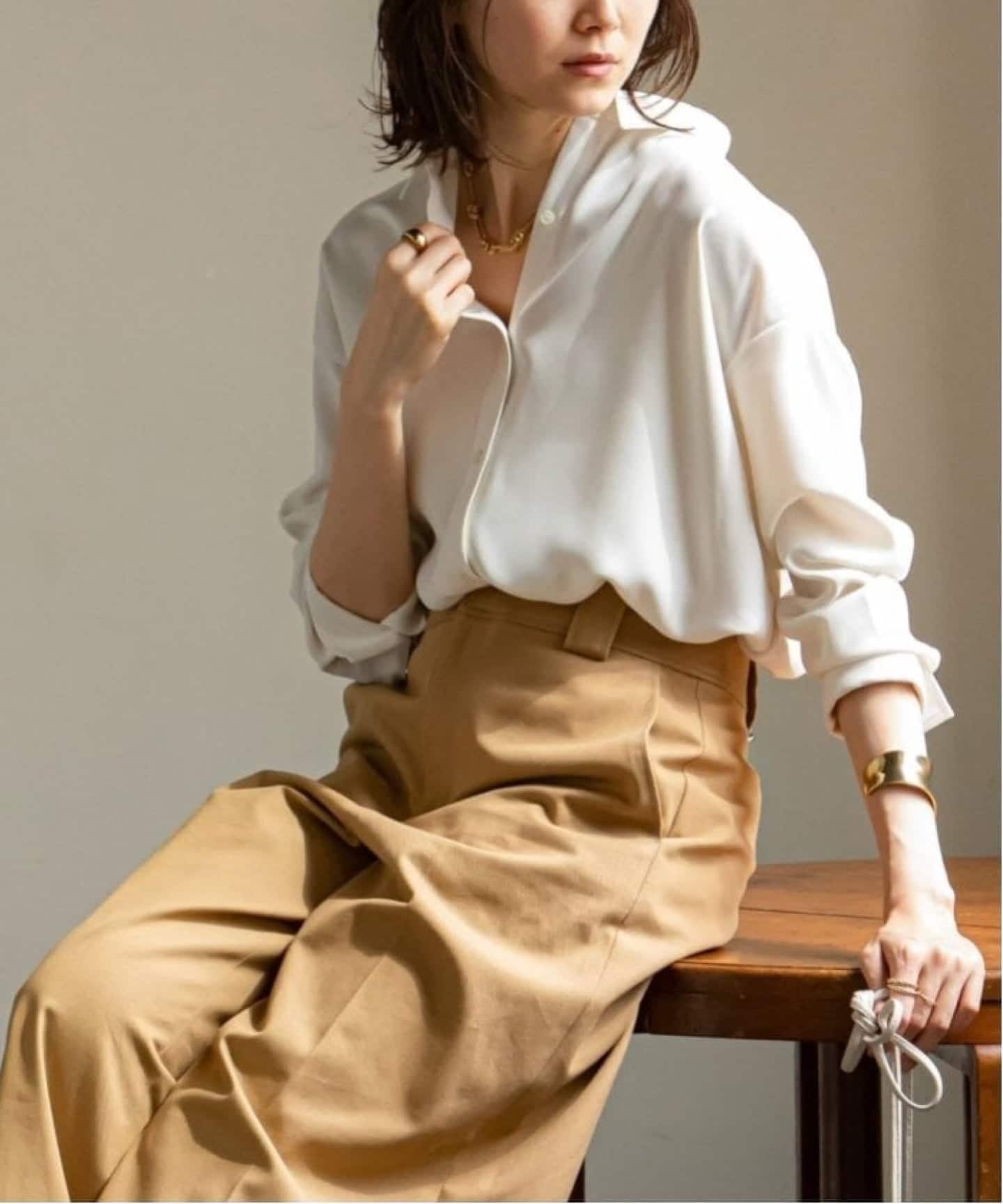 追加》シーズンカラープレーンシャツ14（シャツ／ブラウス）｜NOBLE