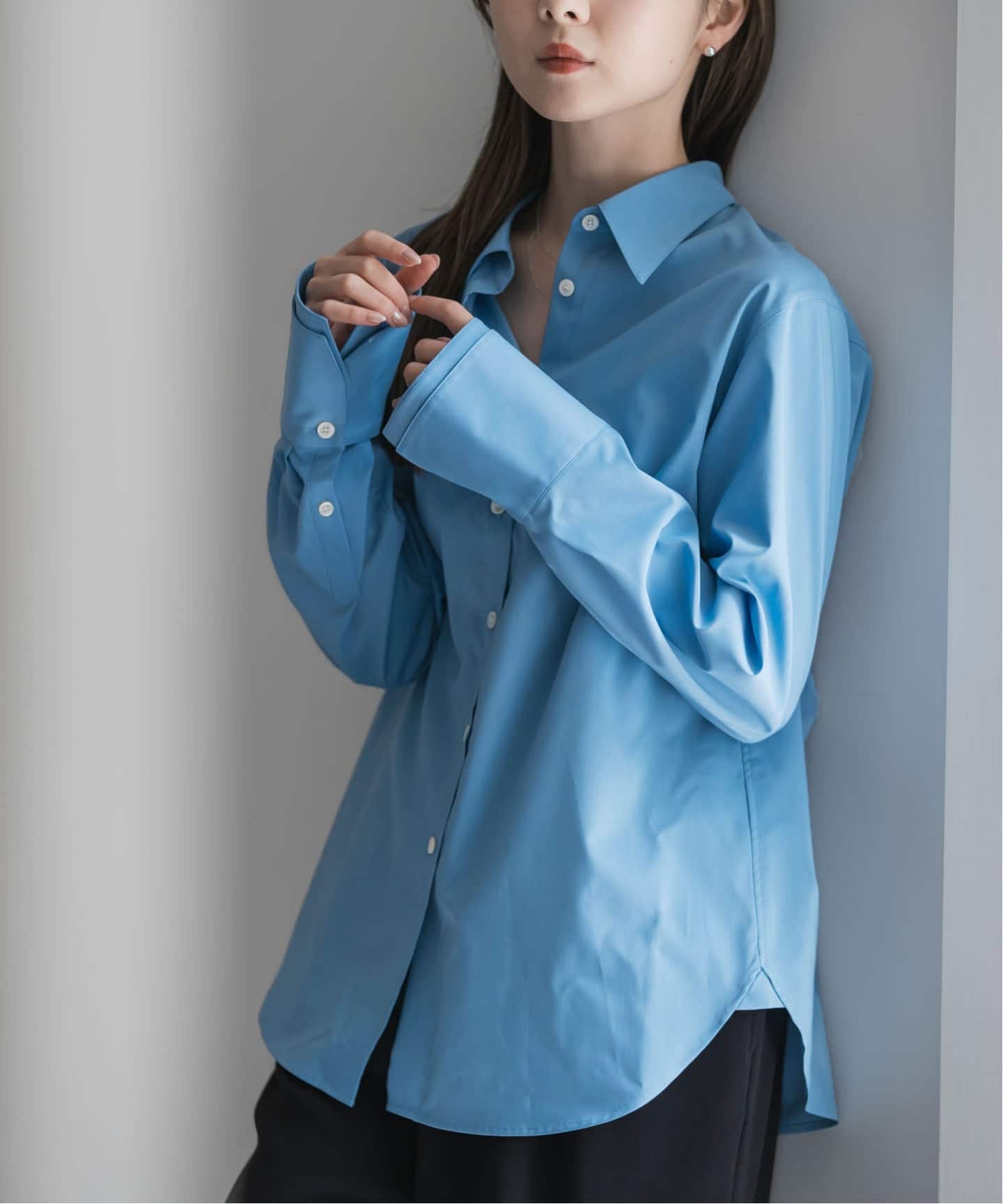 ノーブル（Noble）/ダブルカフスデザインシャツ ダブルカフスデザインシャツ（シャツ／ブラウス）｜NOBLE（ノーブル