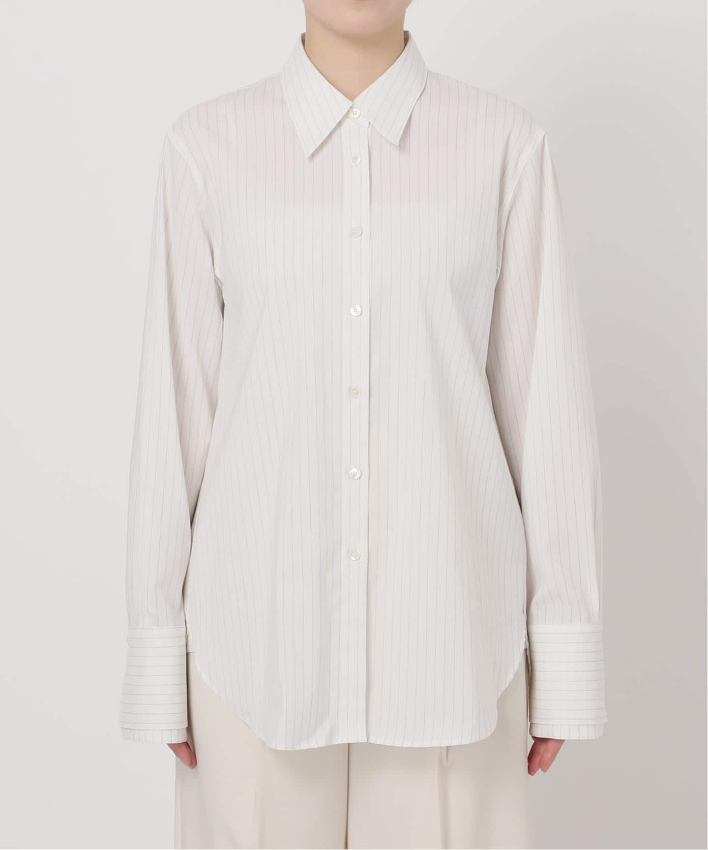 ダブルカフスデザインシャツ（シャツ／ブラウス）｜NOBLE（ノーブル