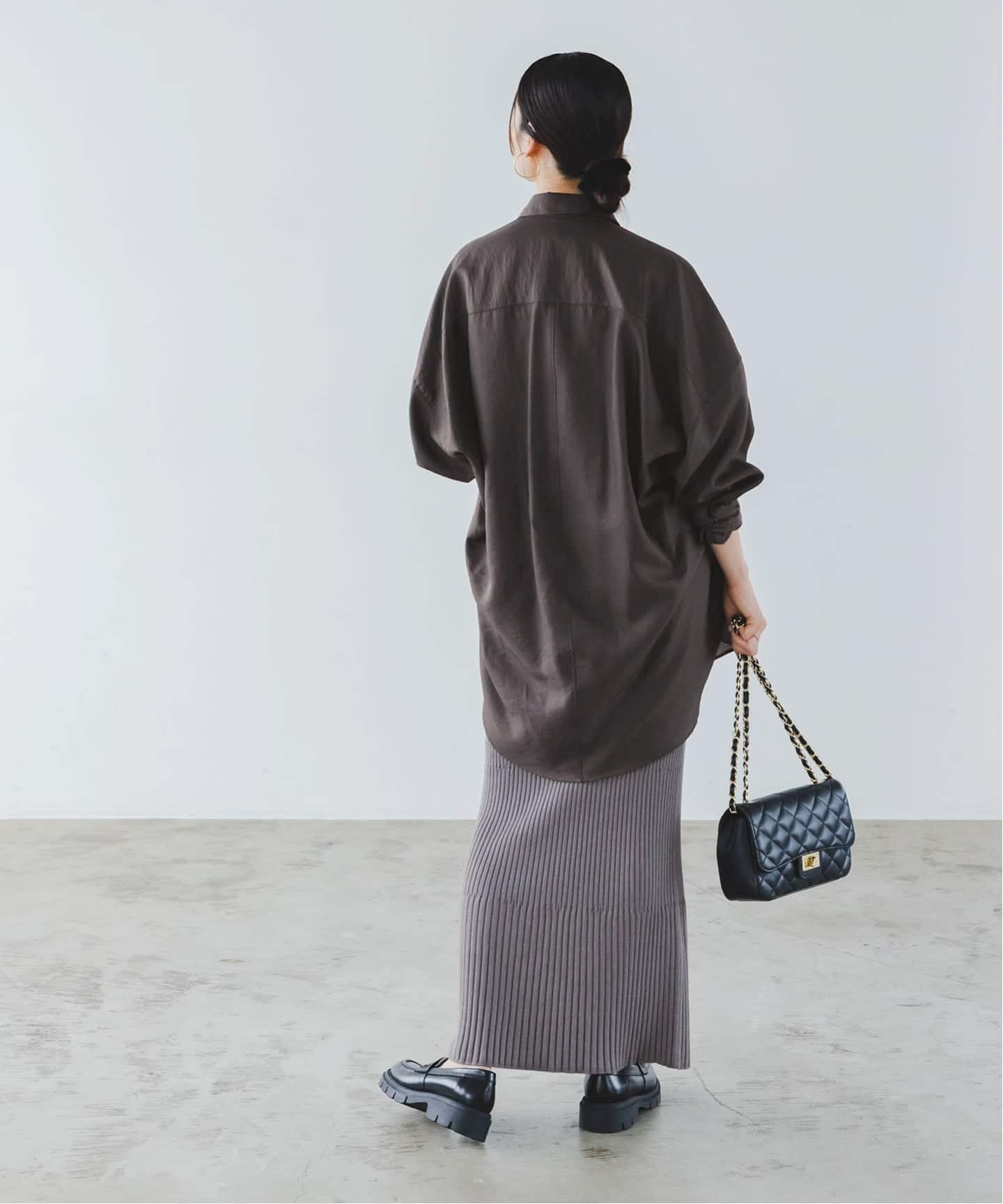 NOBLE イージーケアルーズドレープシャツ 追加》イージーケアルーズドレープシャツ | ノーブル(Noble