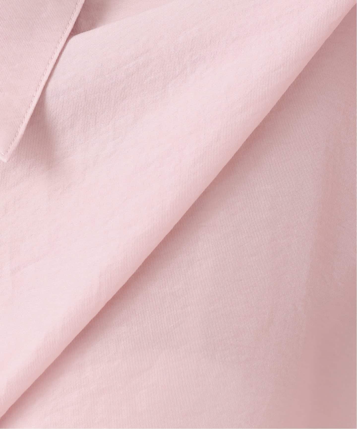 NOBLE　美品　イージーケアルーズドレープシャツ　ピンク　フリーサイズ　日本製 ノーブル NOBLE 《追加》イージーケアルーズドレープシャツ