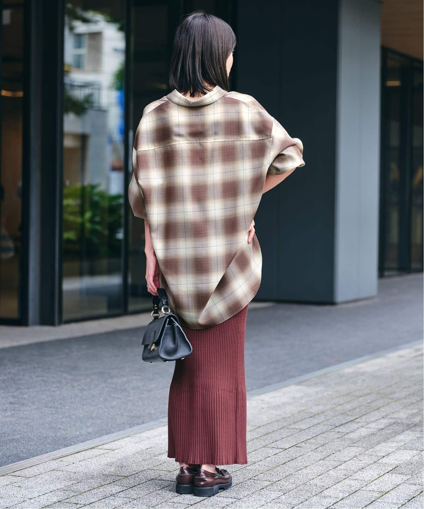 ビエラチェックエフォートレスシャツ（シャツ／ブラウス）｜NOBLE