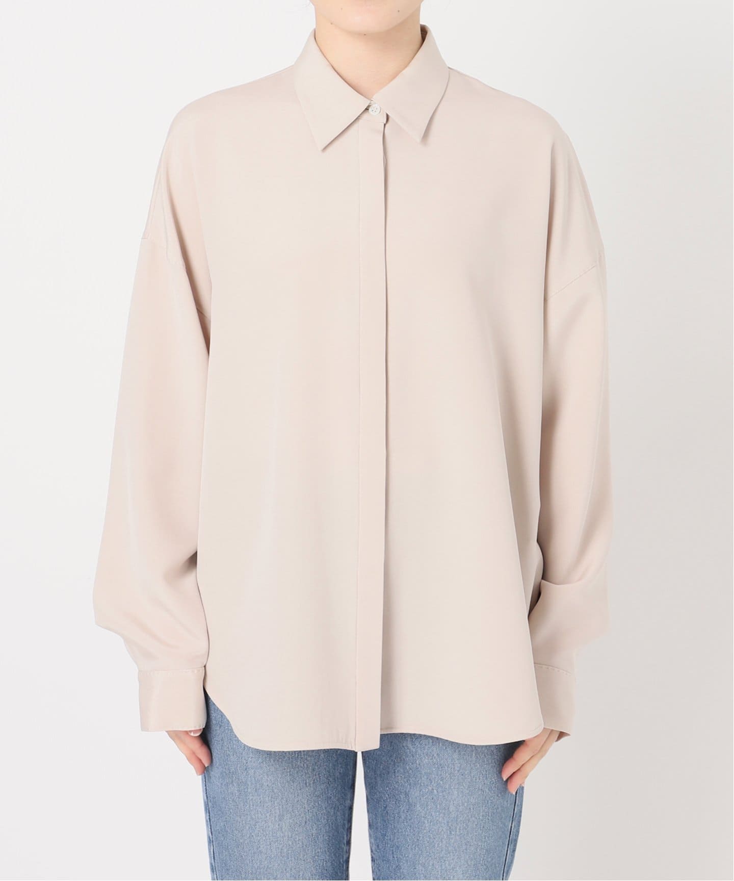 値下げ　NOBLE ELENI/エルニ メッシュレギュラーワイドシャツ NOBLE｜ELENI/エルニ ウールオックスワイドシャツ | Rakuten