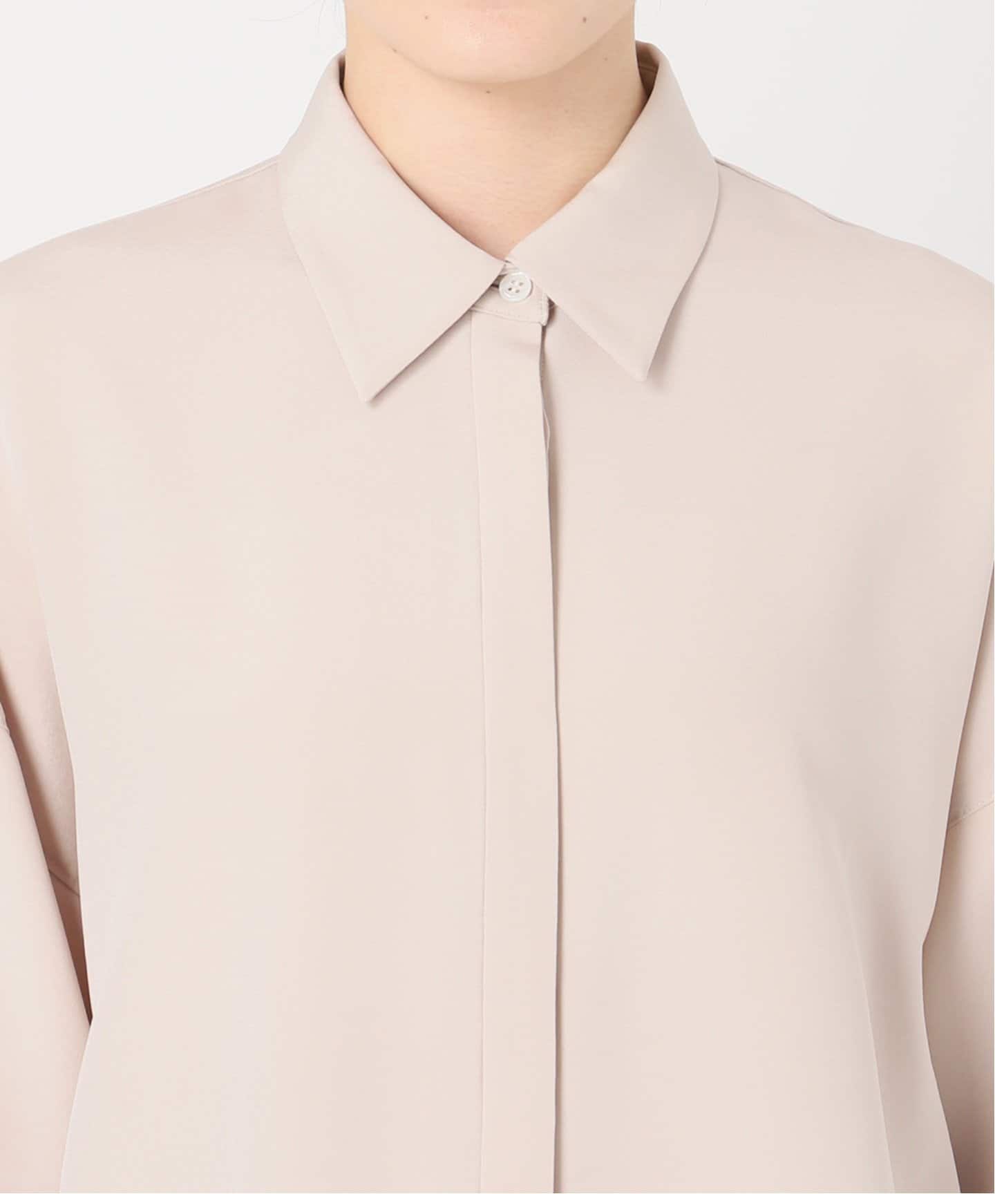 値下げ　NOBLE ELENI/エルニ メッシュレギュラーワイドシャツ ELENI/エルニ メッシュレギュラーワイドシャツ | ノーブル(Noble