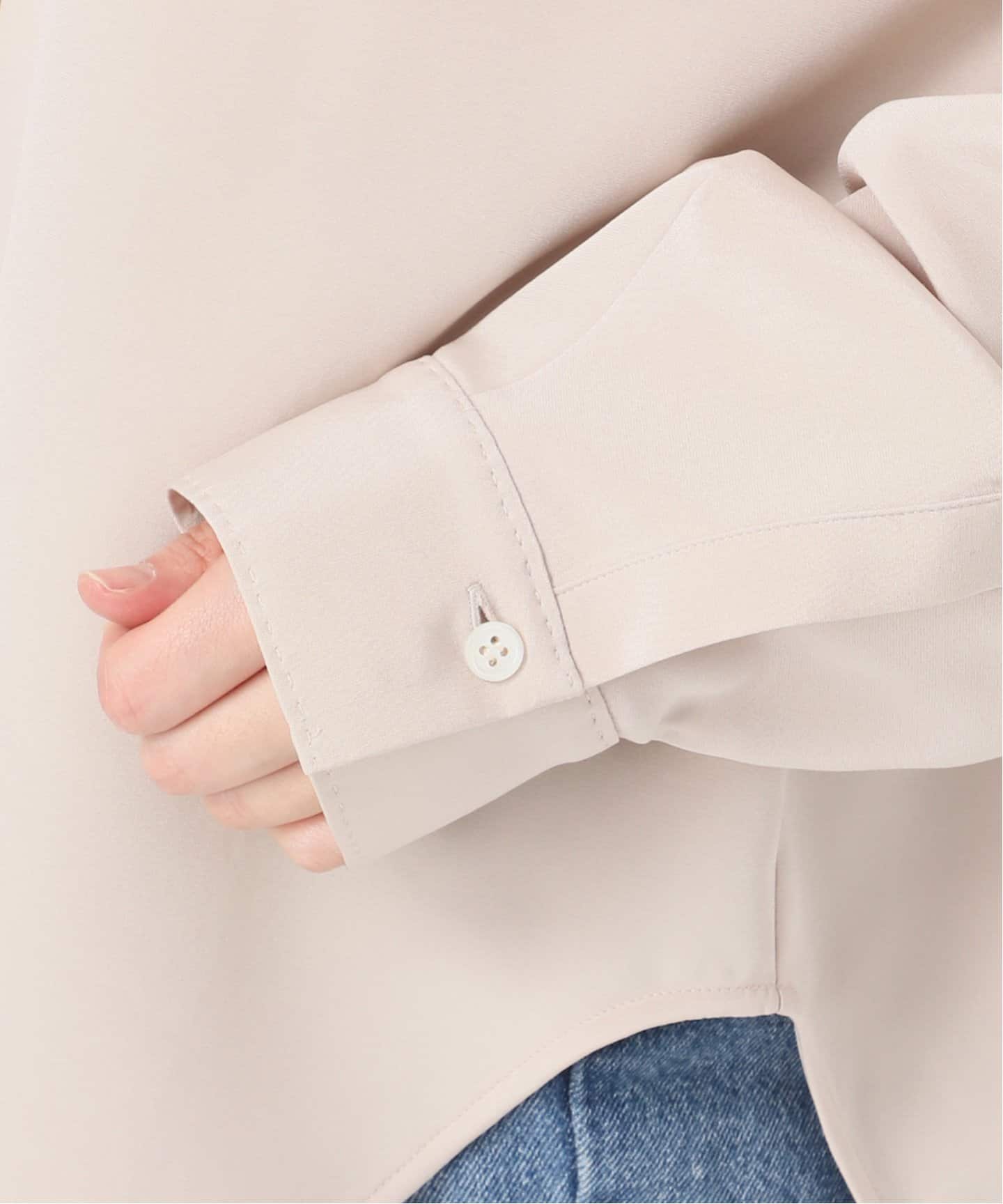 値下げ　NOBLE ELENI/エルニ メッシュレギュラーワイドシャツ ELENI/エルニ ウールオックスワイドシャツ（シャツ／ブラウス