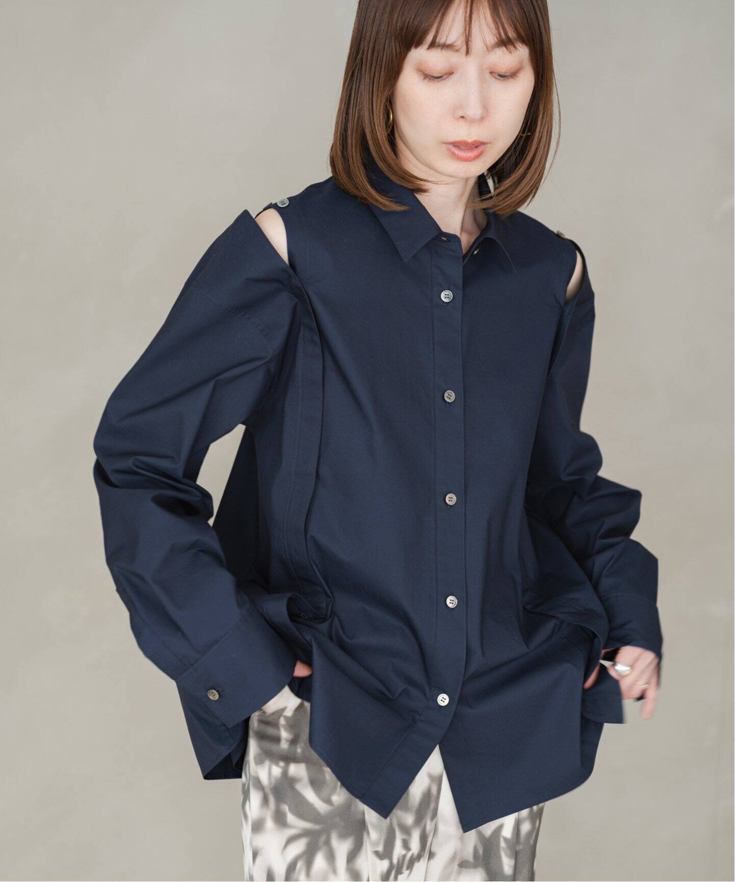 3WAYレギュラーシャツ（シャツ／ブラウス）｜NOBLE（ノーブル）の通販