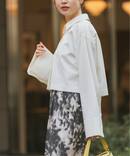 グログランワイドスリーブシャツ