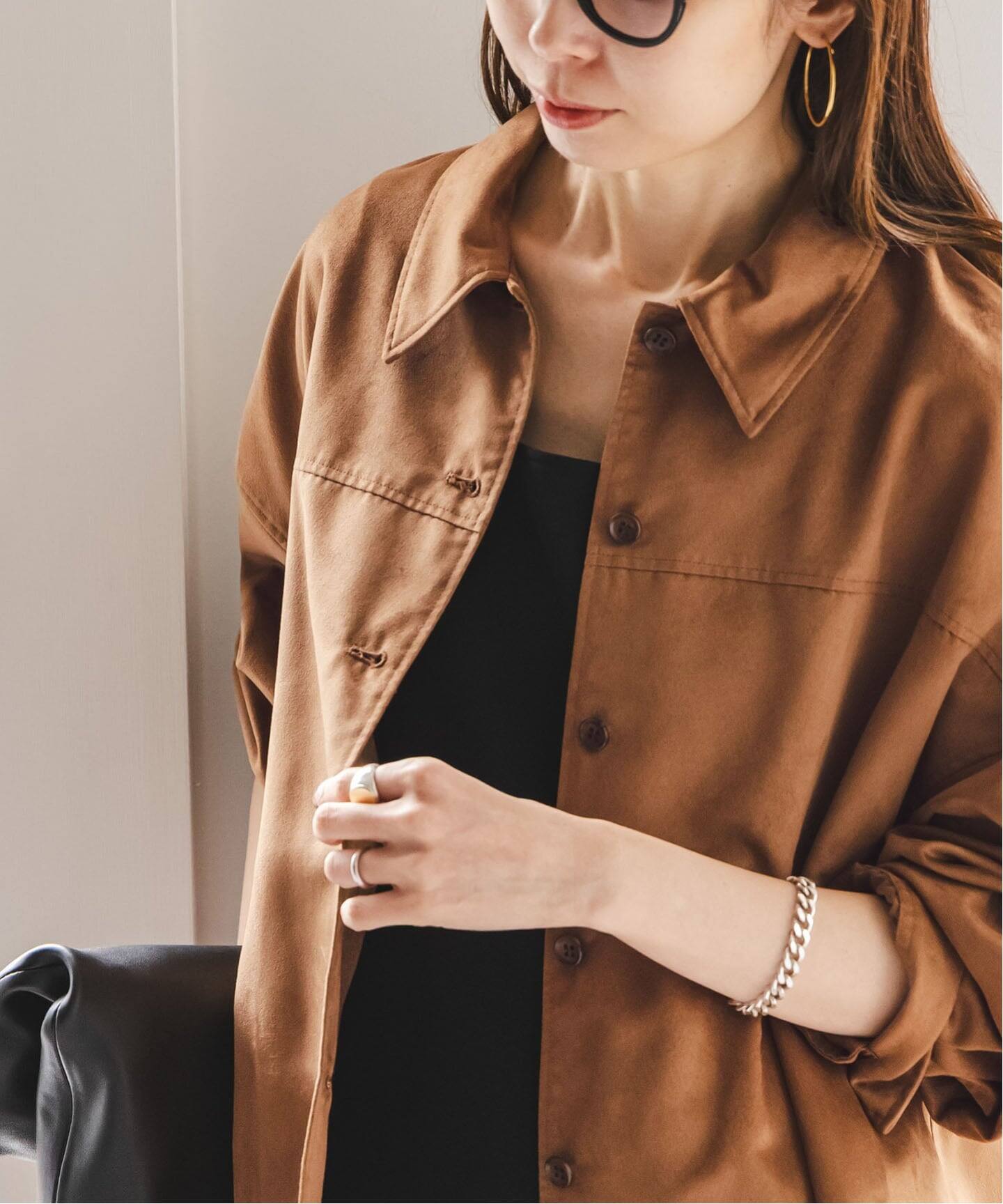 スピックアンドスパン  ノーブル フェイクスエード ワンピース 美品】Spick and Span Noble/フェイクスウェードワンピース - メルカリ