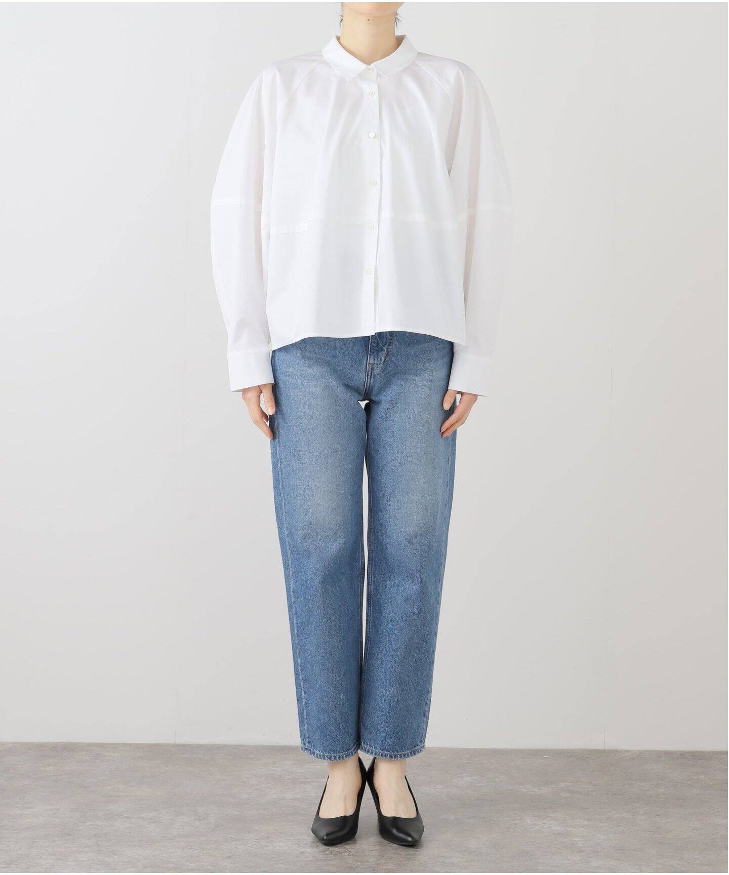 ORR/オル Volume Sleeve Cotton Cropped Shirt（シャツ／ブラウス 