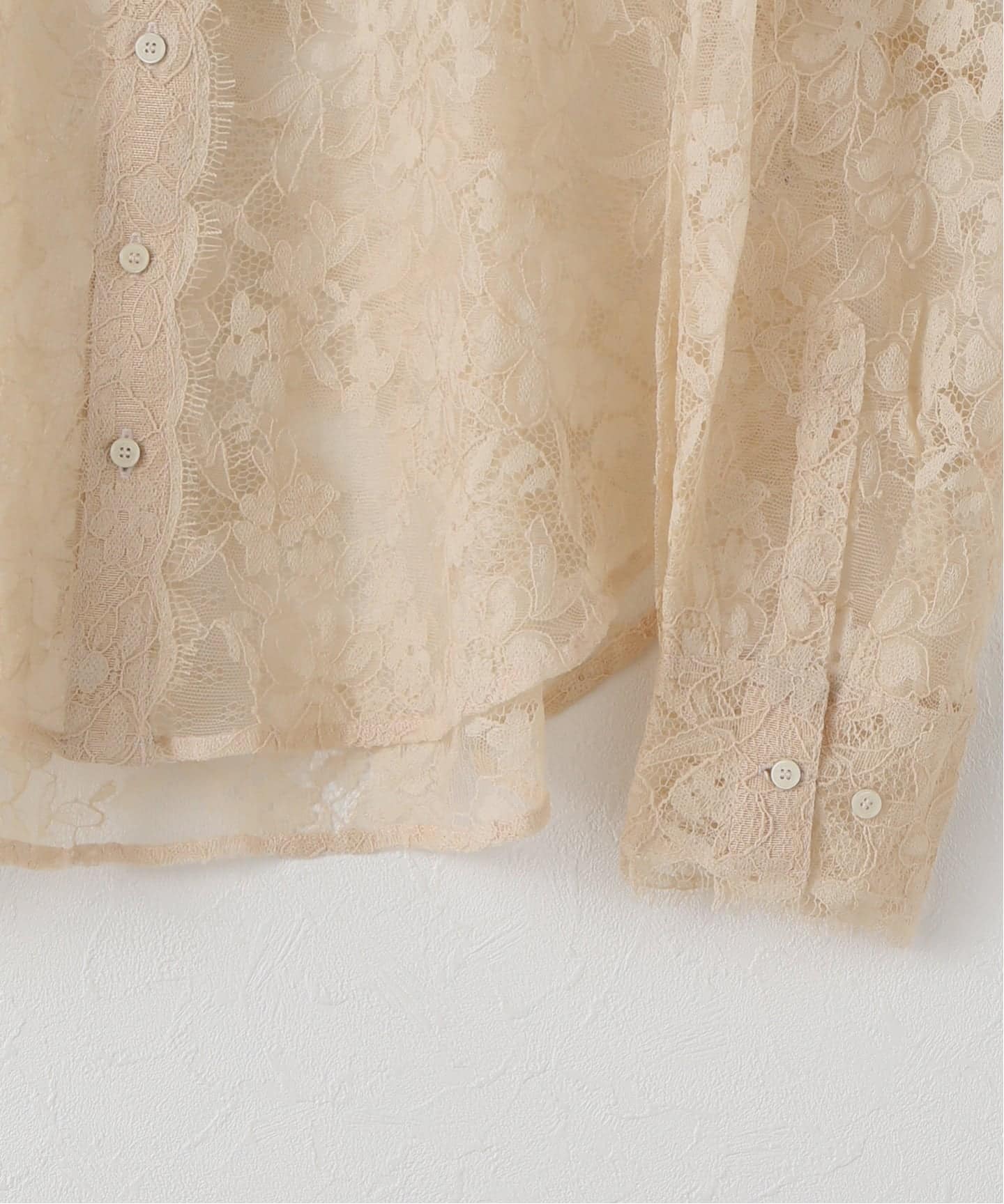 ROSEanna/ローズアンナ フラワーレースシャツブラウス（シャツ