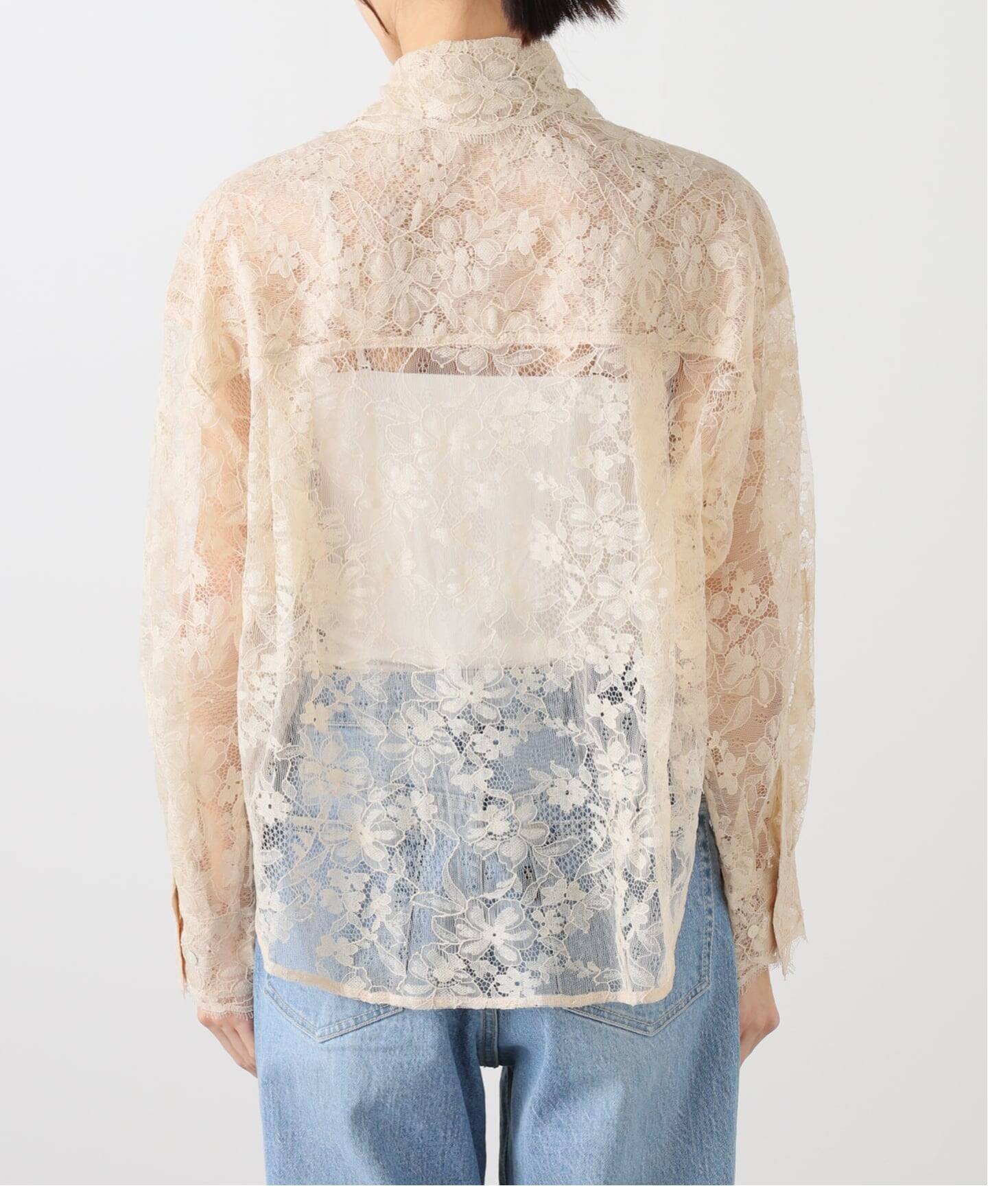 ROSEanna/ローズアンナ フラワーレースシャツブラウス（シャツ