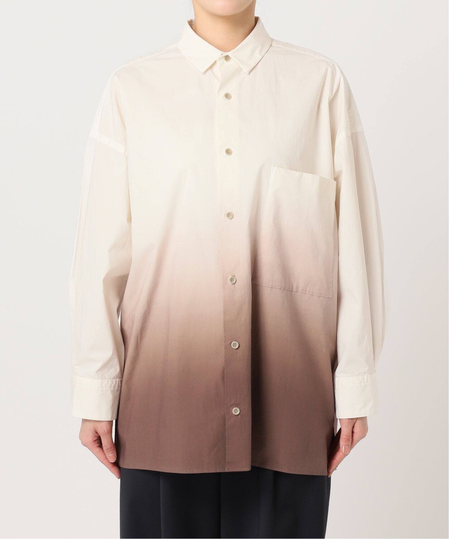 CALMER グラデーション長袖シャツ GRADATION シャツ（シャツ／ブラウス）｜CALMER（カルメール）の通販