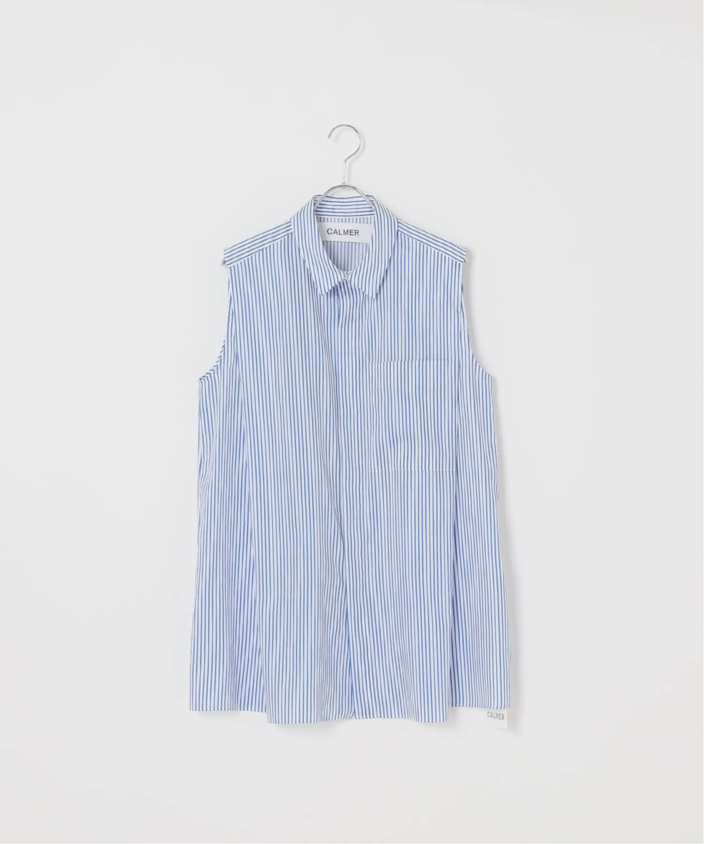 Sleeveles Shirt / スリーブシャツ（シャツ／ブラウス）｜CALMER（カル 