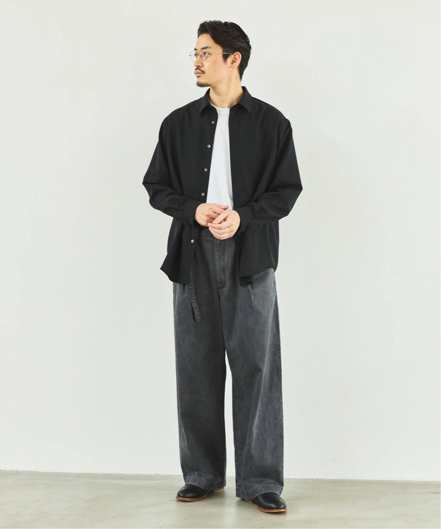 SUPER 100's ウール レギュラー シャツ（シャツ／ブラウス）｜EDIFICE