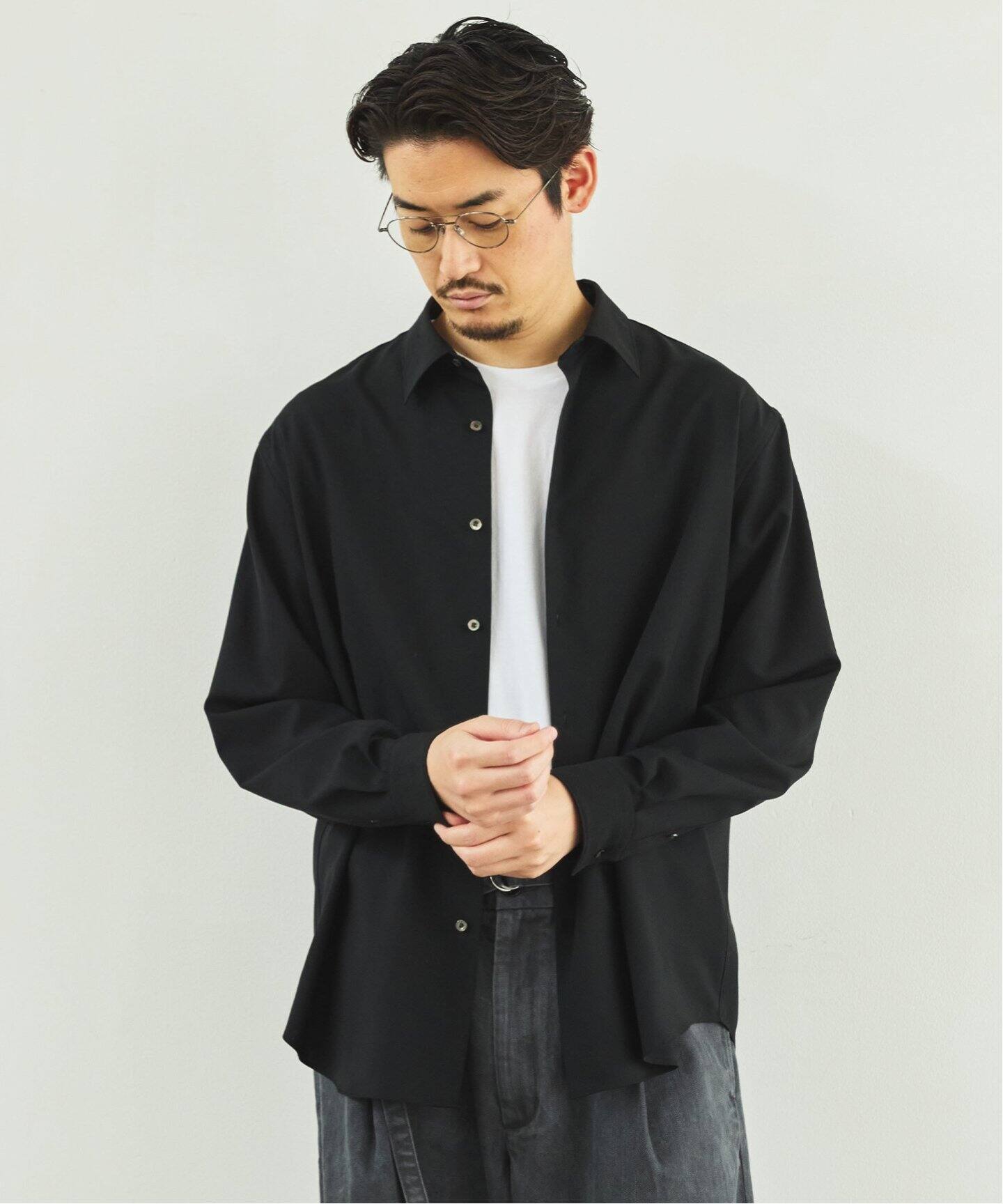SUPER 100's ウール レギュラー シャツ（シャツ／ブラウス）｜EDIFICE