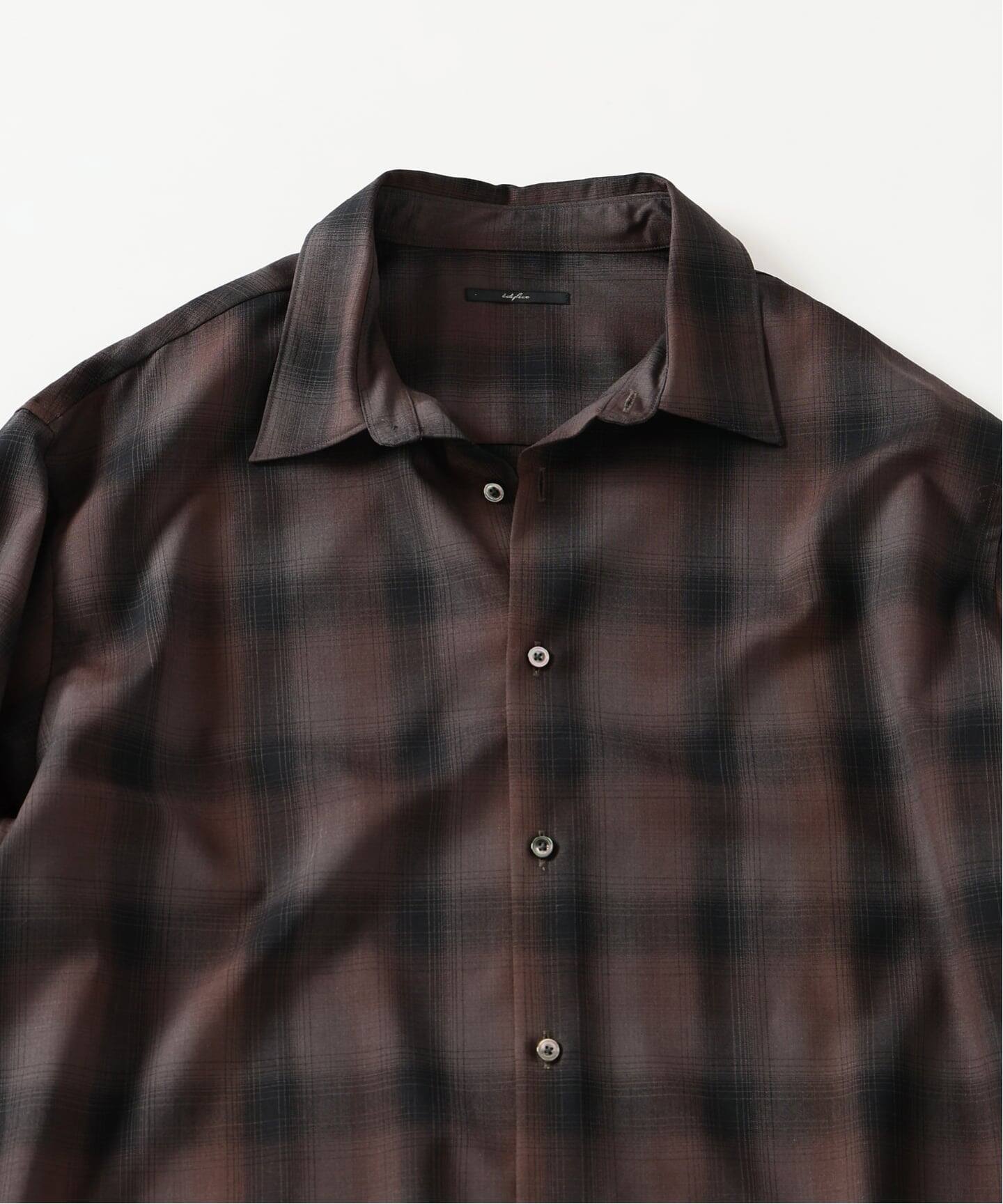 SUPER 120's ウール チェック レギュラー シャツ（シャツ／ブラウス