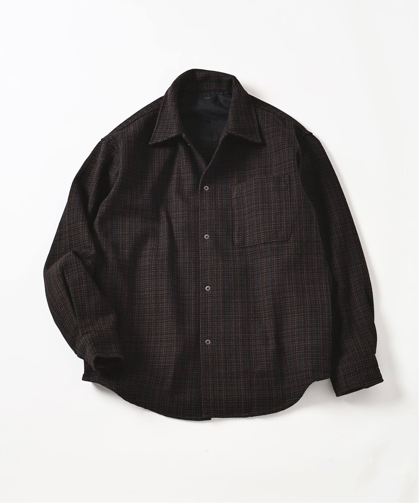 コットン ツイード リングドット シャツ（シャツ／ブラウス）｜EDIFICE