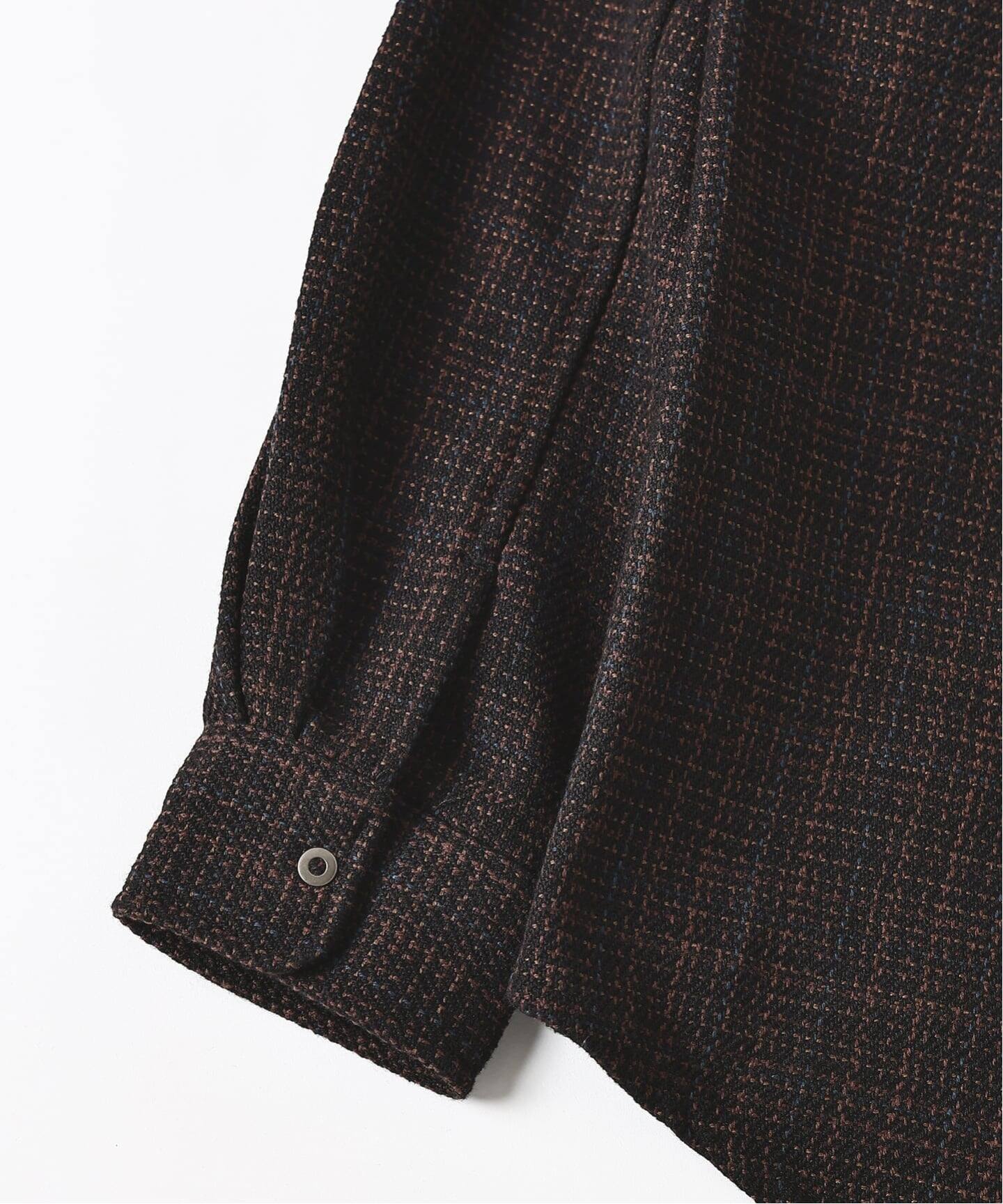 コットン ツイード リングドット シャツ（シャツ／ブラウス）｜EDIFICE