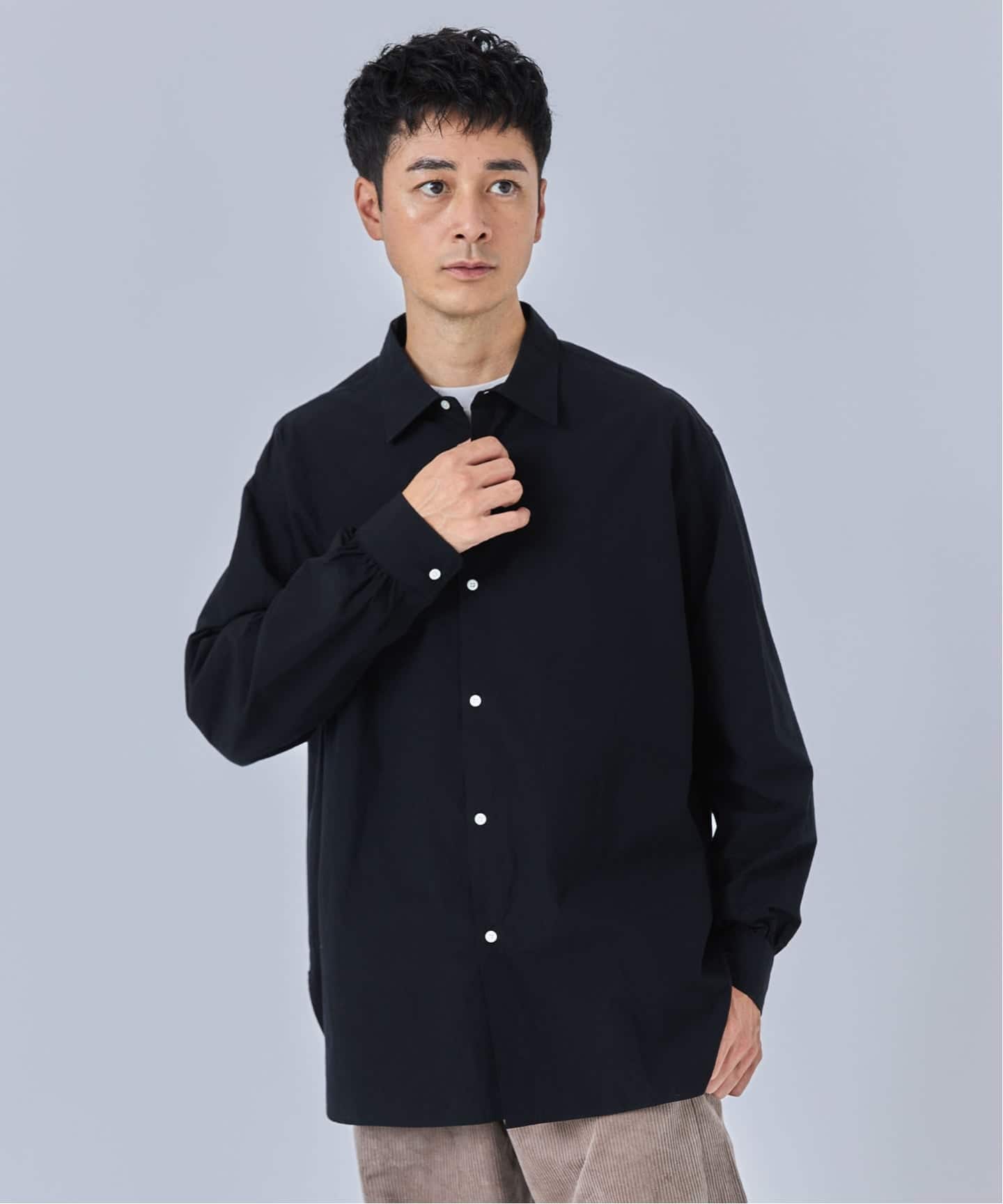 ETS.MATERIAUX(マテリオ) フレンチ ワーク シャツ（シャツ／ブラウス