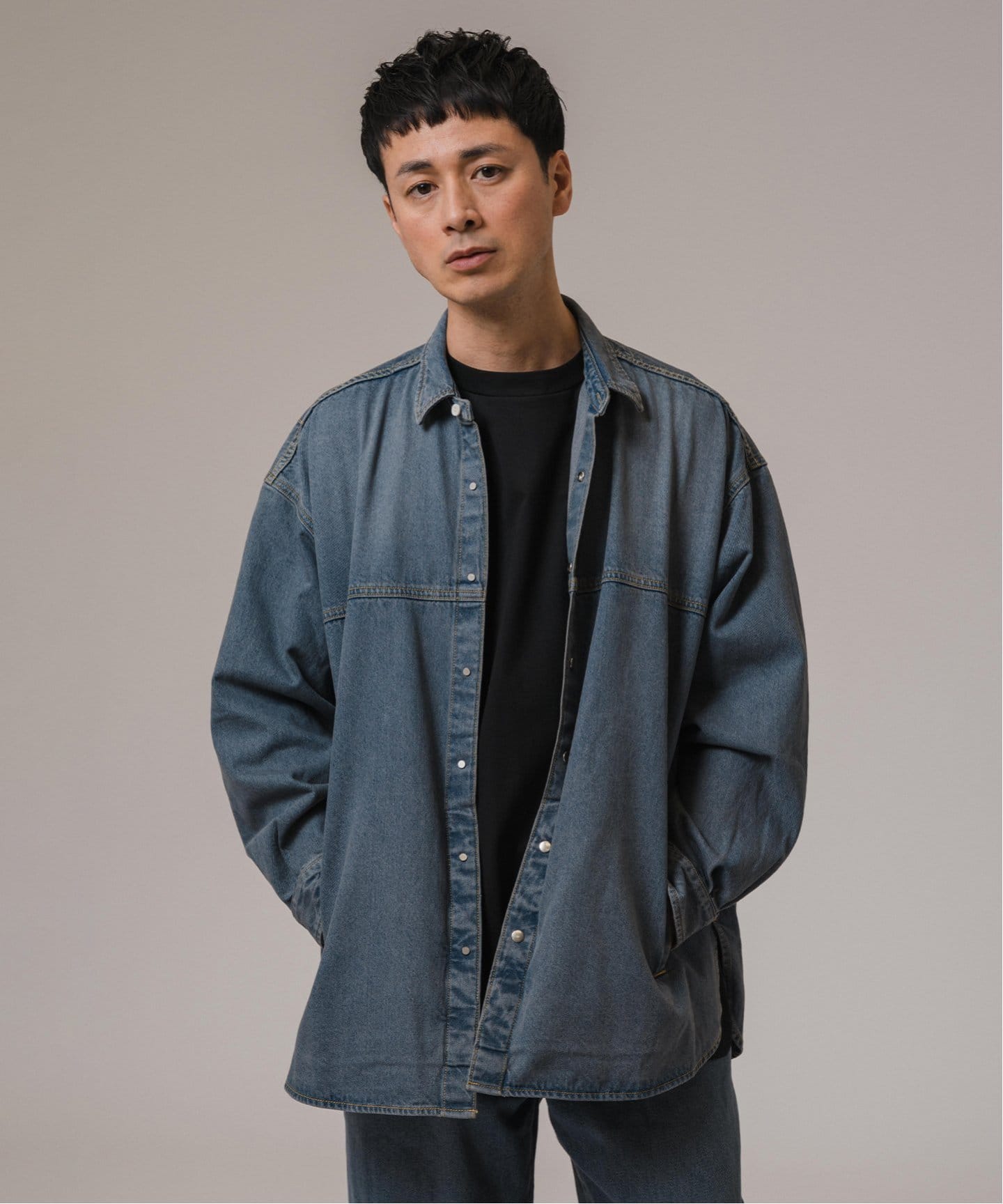 人気の贈り物が LE デニムシャツ（シャツ／ブラウス 11オンス EDIFICE DE JEAN ジャケット・アウター