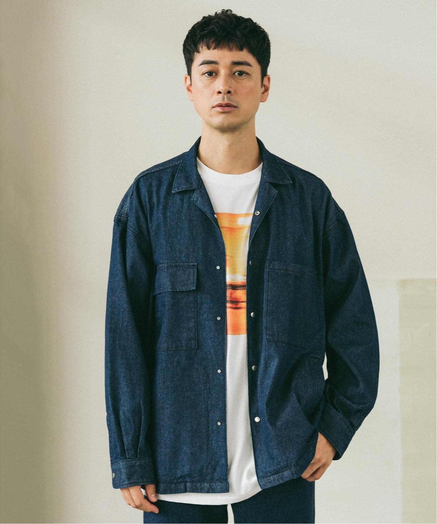 c.❤︎　LE JEAN DE EDIFICE デニム シャツ LE JEAN DE EDIFICE 11オンス デニムシャツ（シャツ／ブラウス