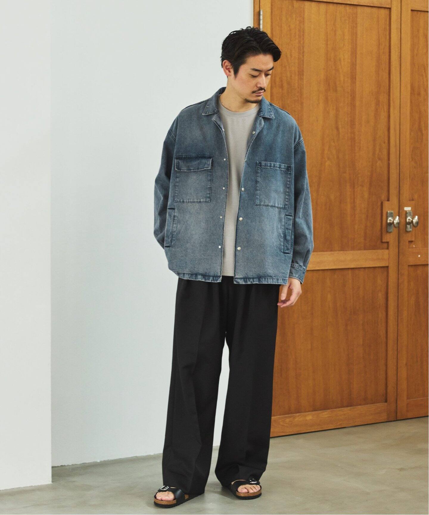c.❤︎　LE JEAN DE EDIFICE デニム シャツ LE JEAN DE EDIFICE 11オンス デニムシャツ（シャツ／ブラウス