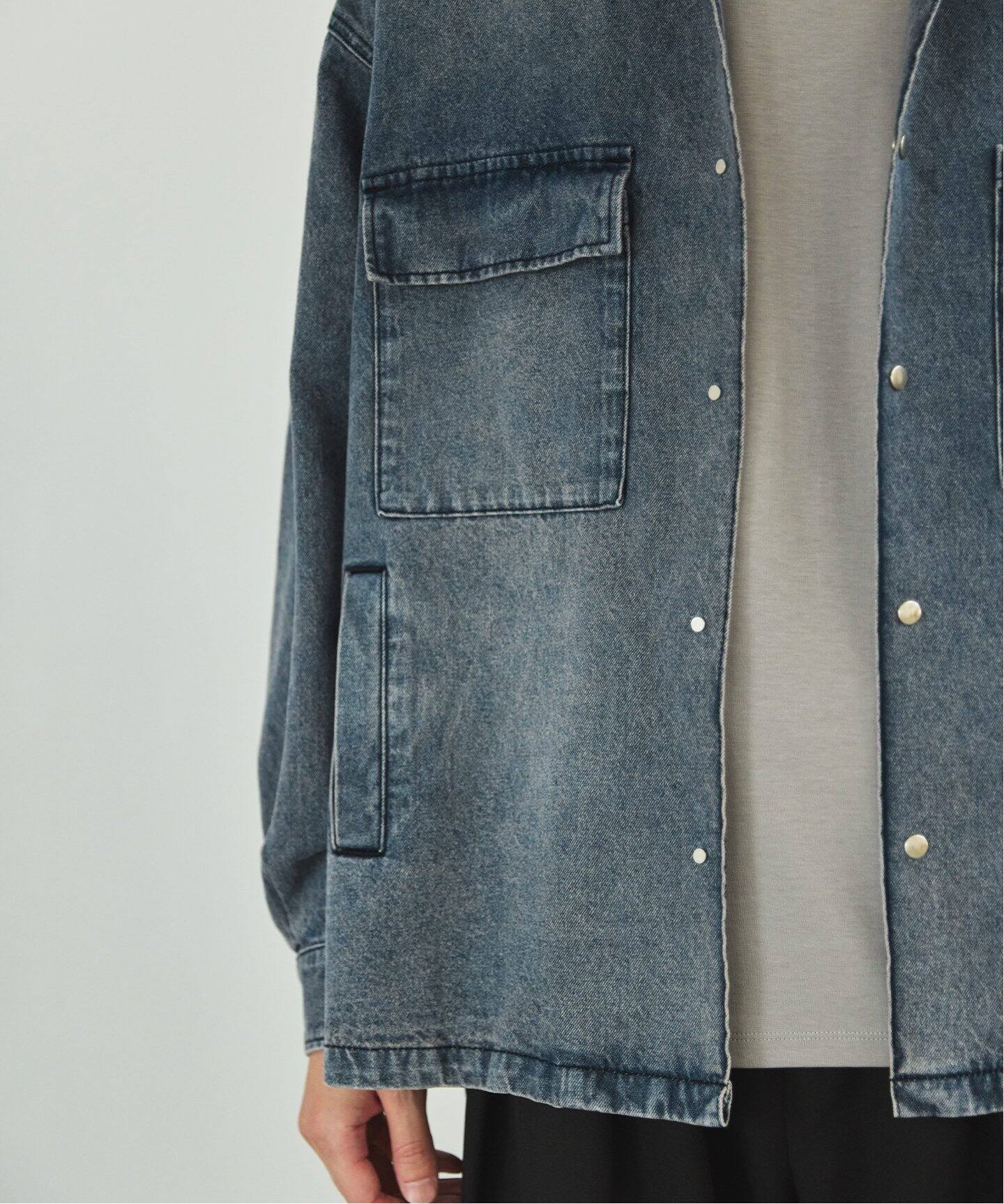 c.❤︎　LE JEAN DE EDIFICE デニム シャツ エディフィス EDIFICE LE JEAN DE EDIFICE 11オンス デニム