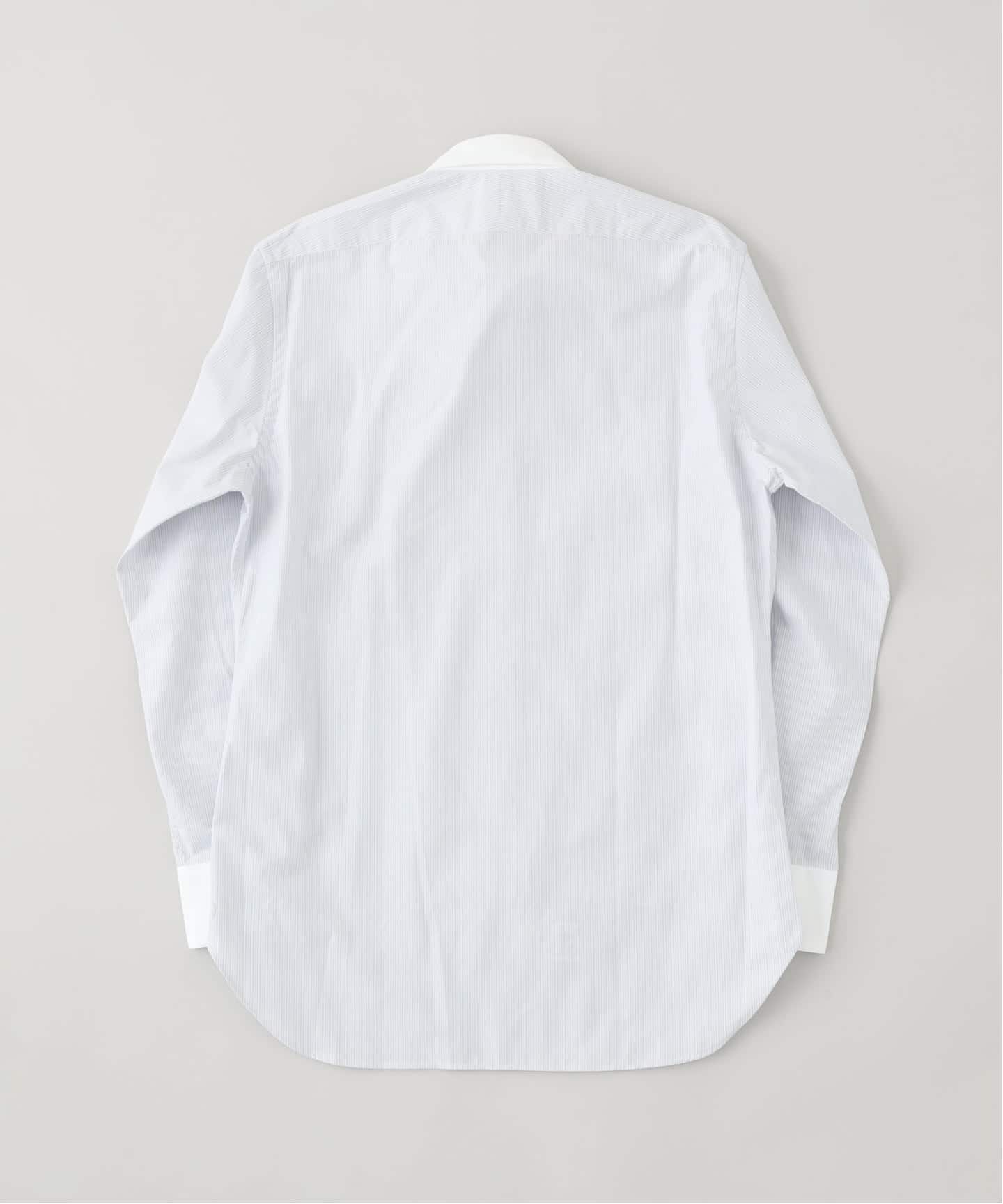 D.ショート ラウンド タブ クレリックシャツ（シャツ／ブラウス