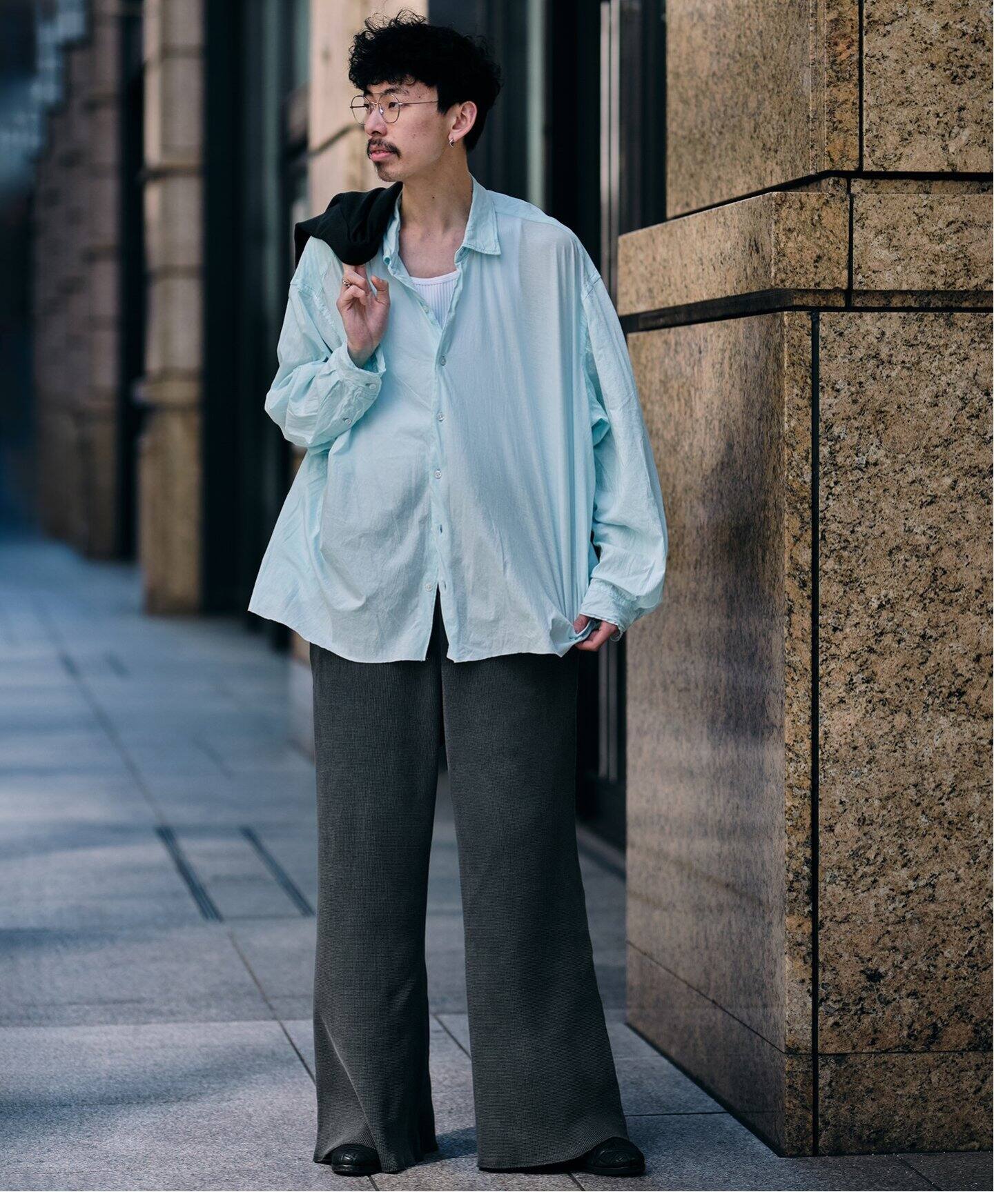 Kanemasa Phil. (カネマサ フィル) 別注 46ゲージ Artisan L/S Shirts  