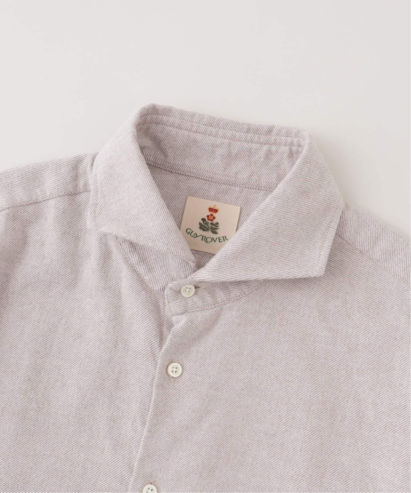 GUY ROVER (ギローバー) ライトネル カッタウェイ シャツ（シャツ
