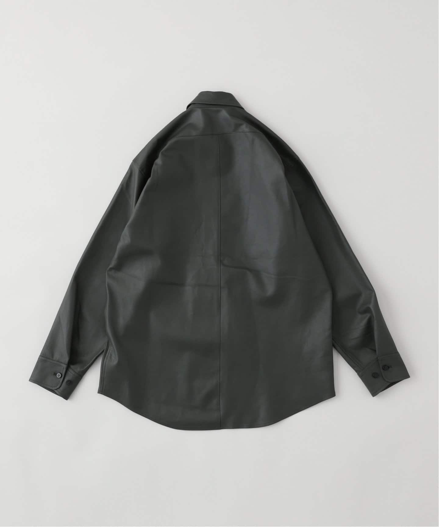 Cale#カル#ラムレザーライトシャツ Cale カル 「ラムレザーシャツ 」 - WEEKENDER SHOP