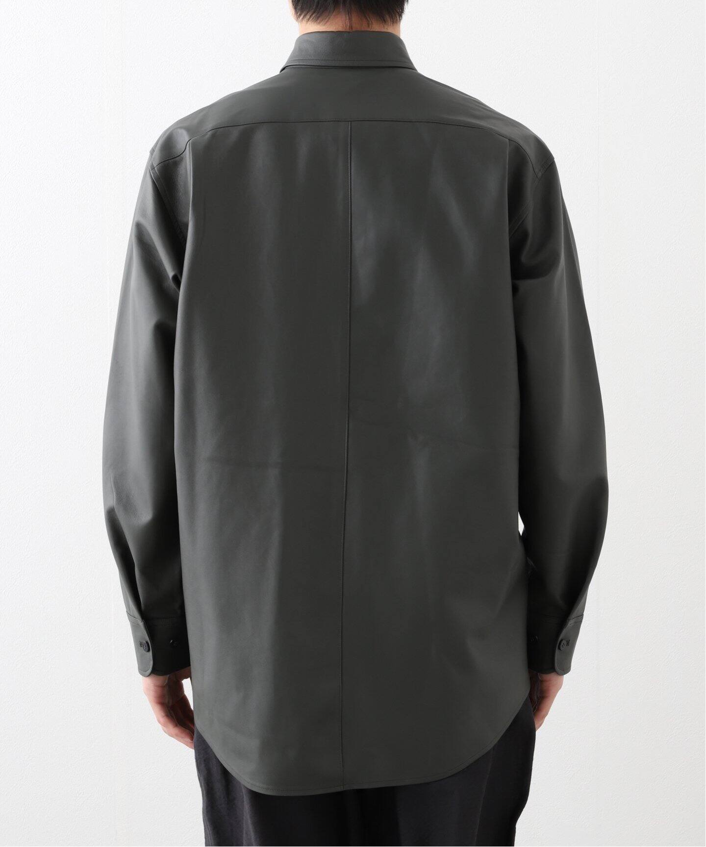 Cale (カル) ラムレザーライトシャツ C251L01B01（シャツ／ブラウス