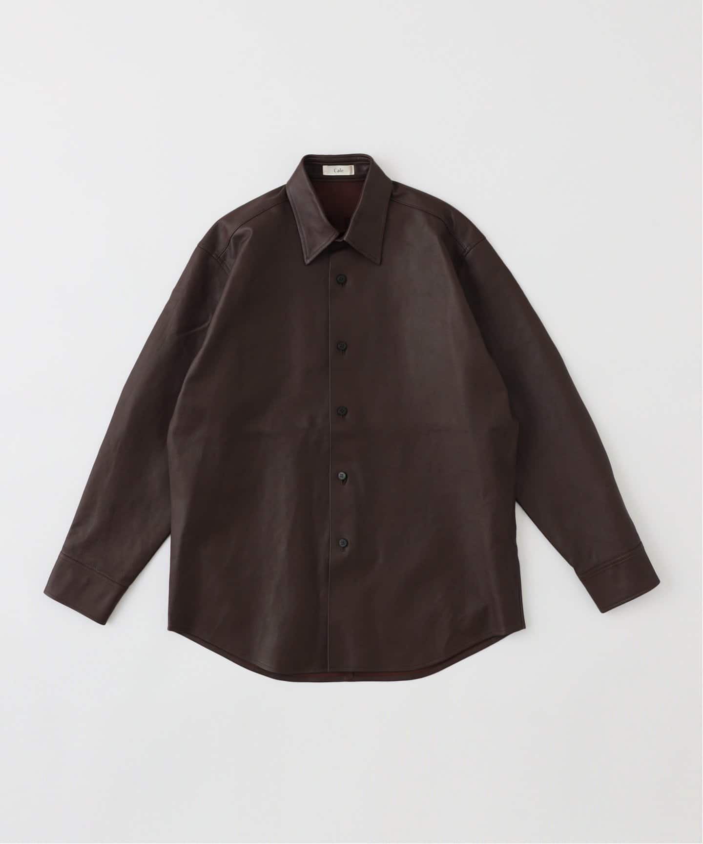 Cale#カル#ラムレザーライトシャツ 【公式通販】