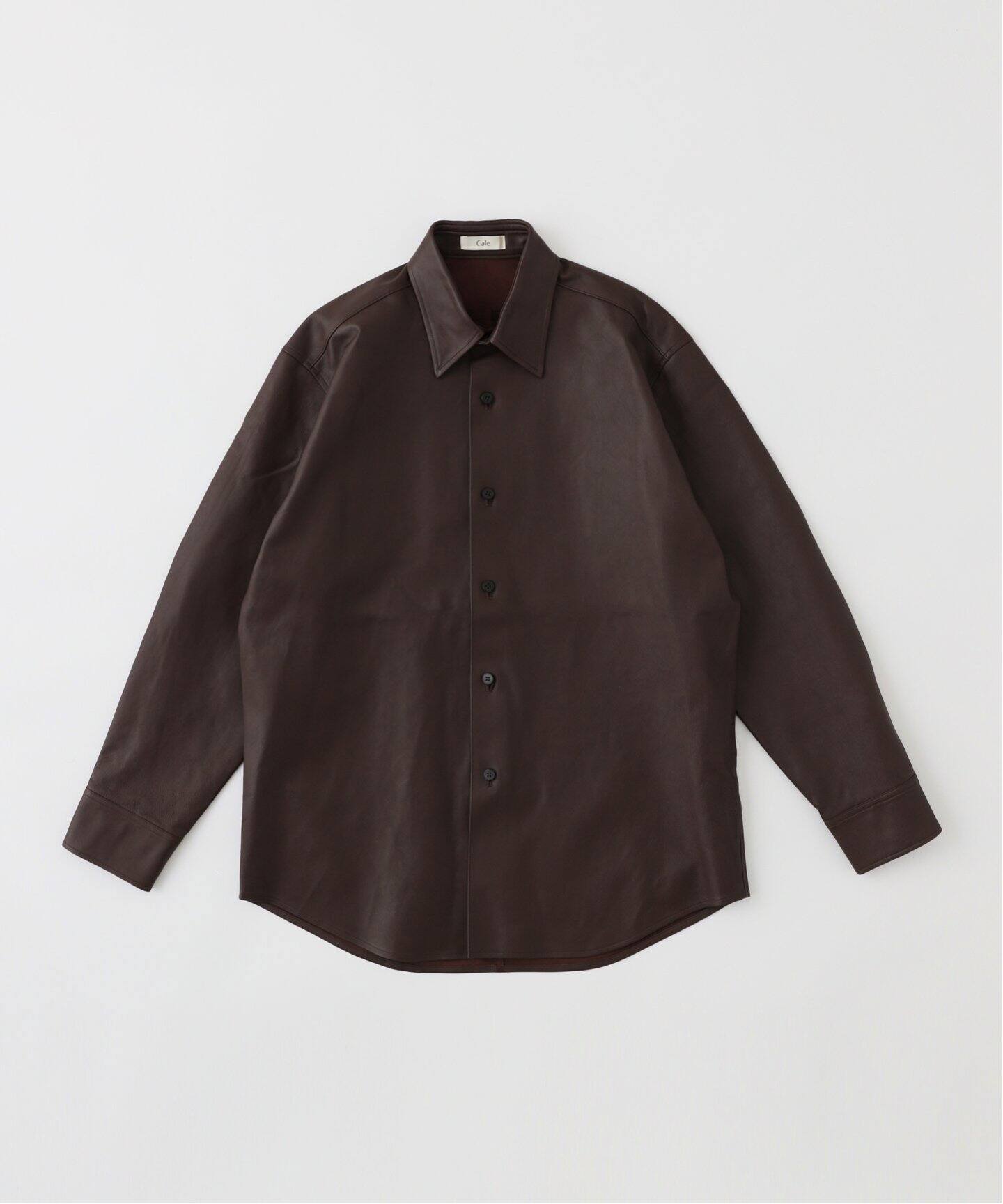 Cale (カル) ラムレザーライトシャツ C251L01B01（シャツ／ブラウス 
