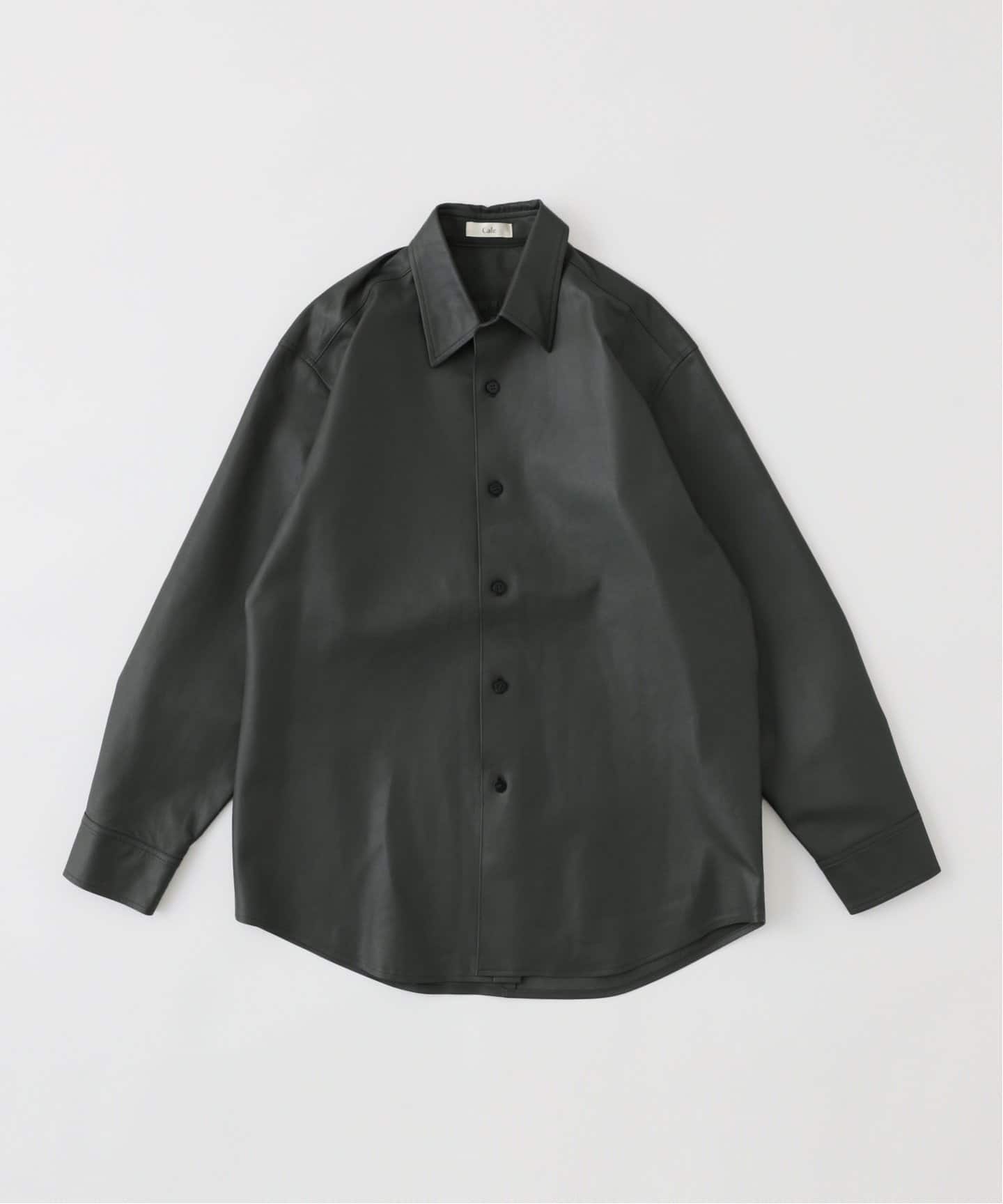 Cale (カル) ラムレザーライトシャツ C251L01B01（シャツ／ブラウス