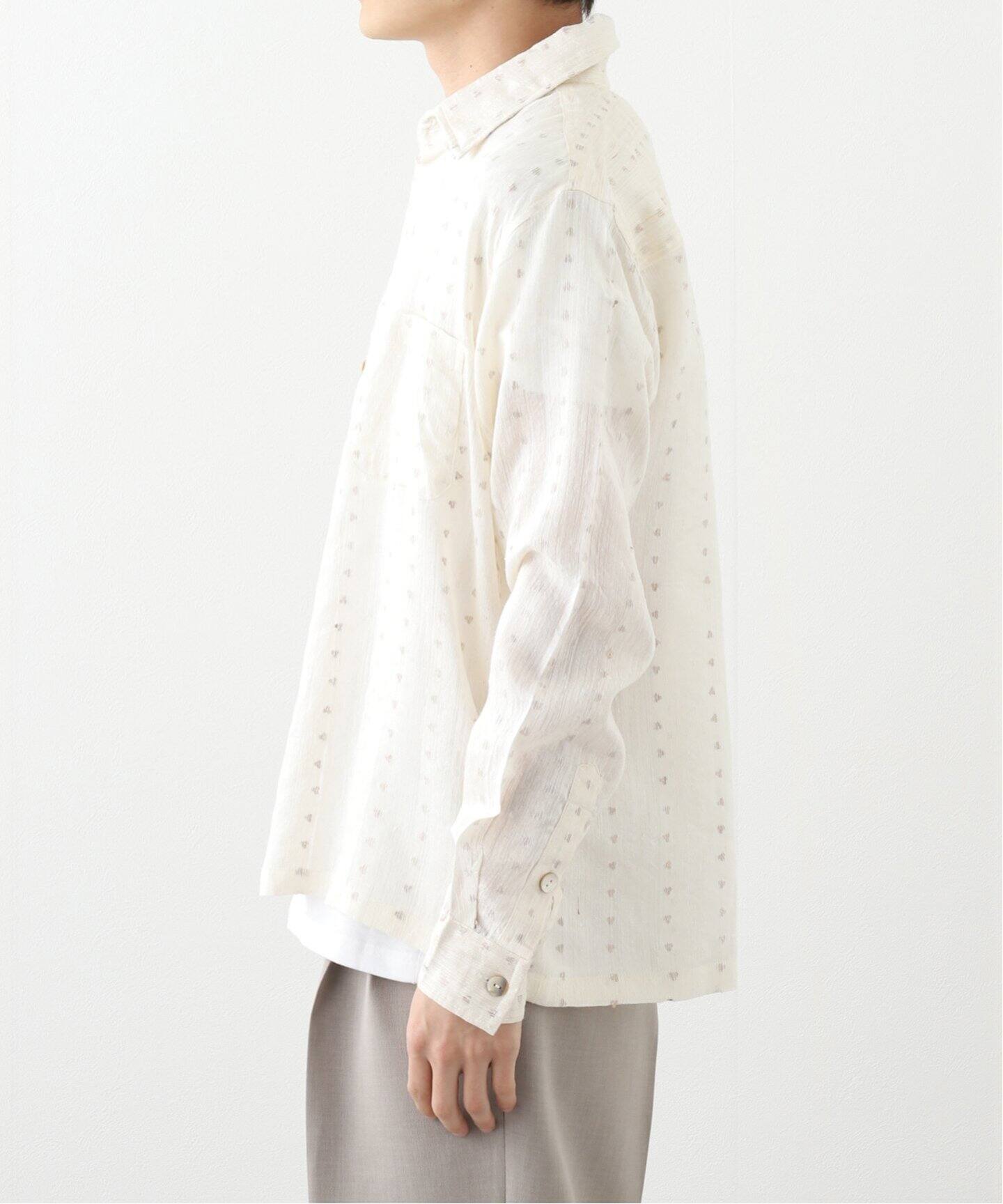KARTIK RESEARCH (カルティック リサーチ) SEQUIN WEAVE BOX SHIRT