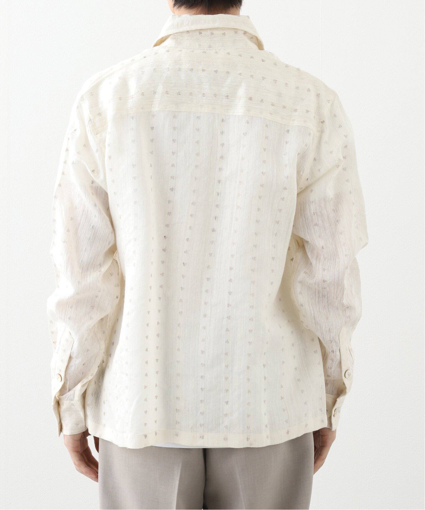 KARTIK RESEARCH (カルティック リサーチ) SEQUIN WEAVE BOX SHIRT