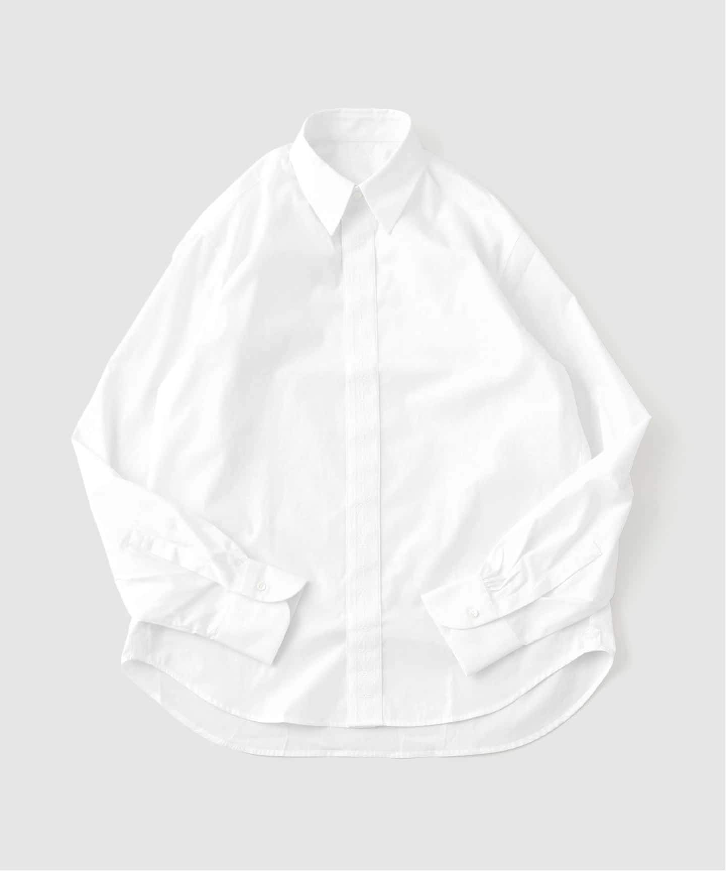 BOURRIENNE PARIS X(ブリエンヌパリディス) 　ホワイト シャツ BOURRIENNE ParisX シャツ 「Bourrienne Paris X / ブリエンヌ