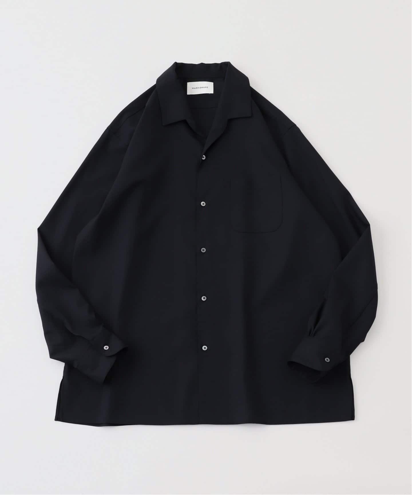 MARKAWARE(マーカウェア) 別注 ITALIAN OPEN COLLAR シャツ（シャツ