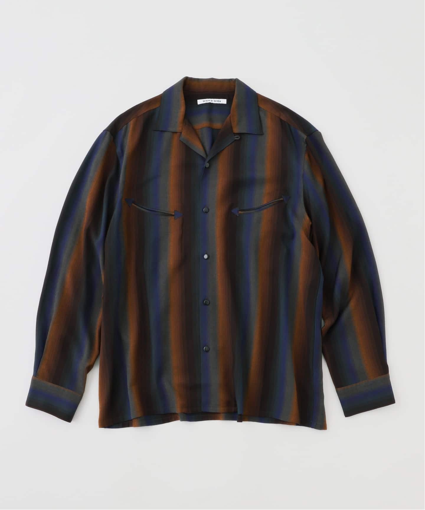 SEVEN BY SEVEN (セブンバイセブン) SMILE POCKET OPEN COLLAR