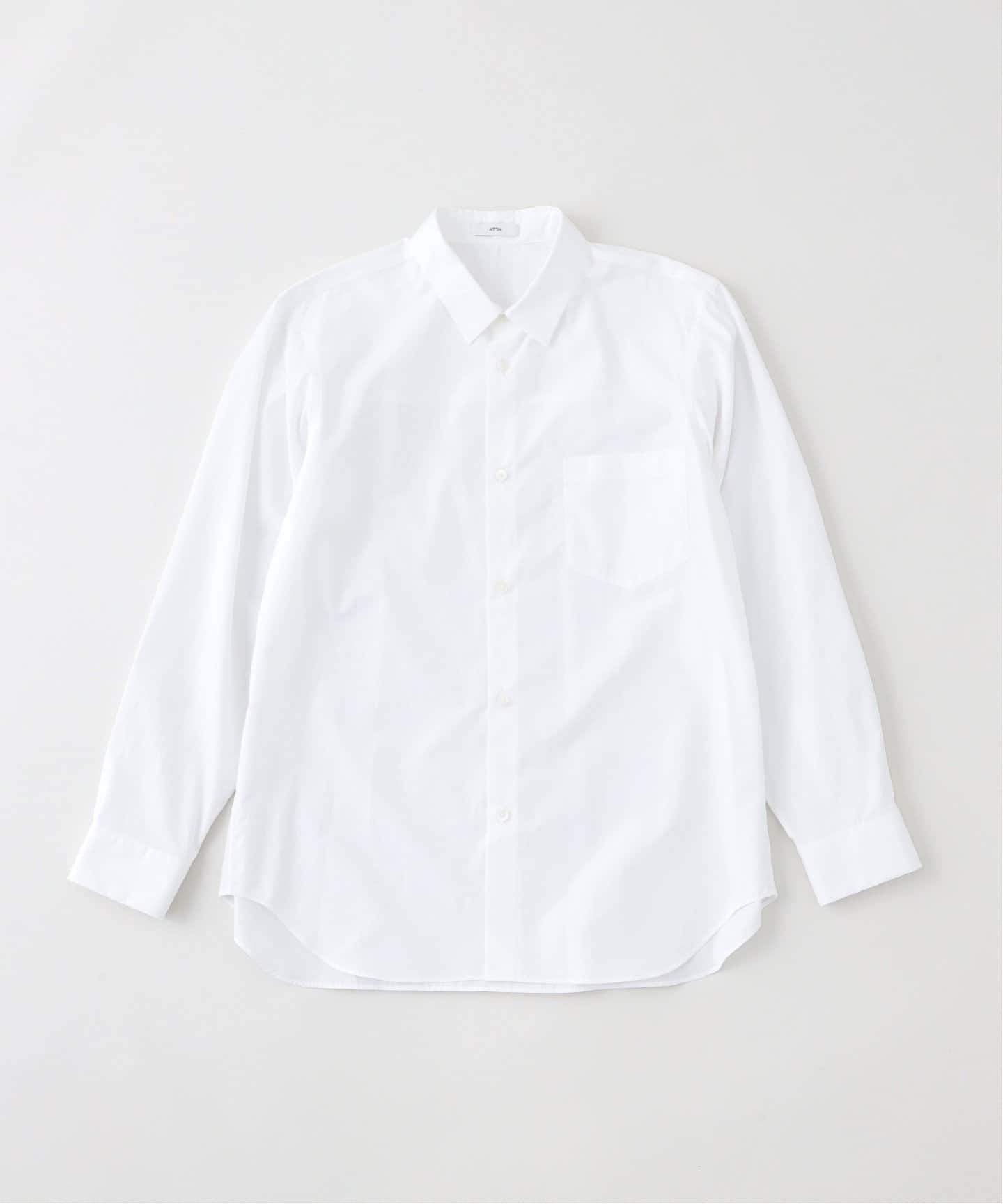 ATON (エイトン) SUVIN BROAD STANDARD SHIRT