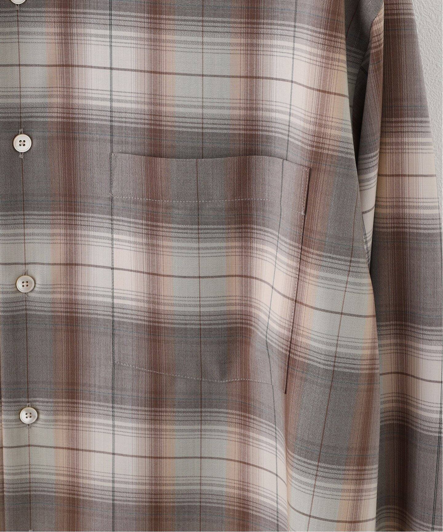 AURALEE (オーラリー) SUPER LIGHT WOOL CHECK シャツ A25SS01LC 