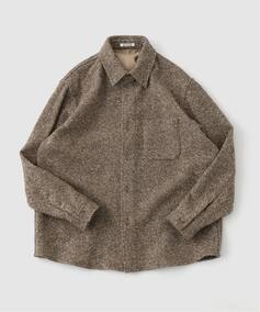 AURALEE (オーラリー) HOMESPUN TWEED SHIRT BLOUSON A25AB02HT 
