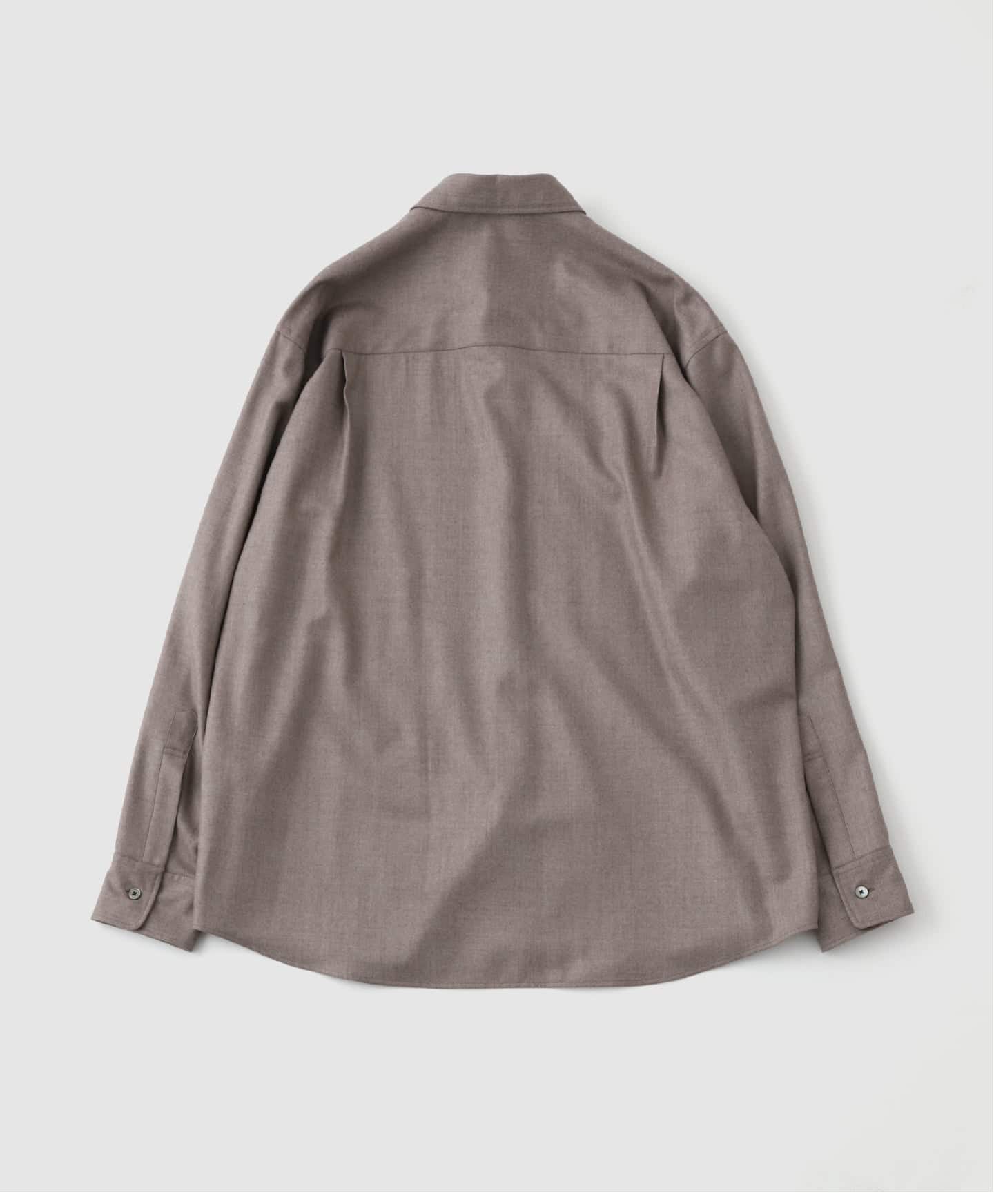 AURALEE (オーラリー) SUPER LIGHT WOOL SHIRT A25AS01OS（シャツ
