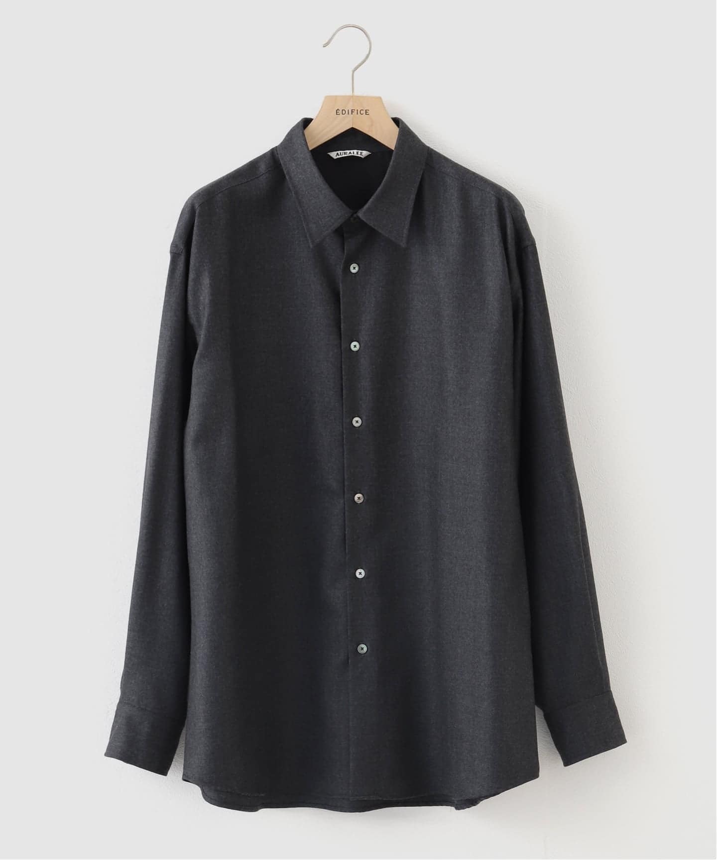 AURALEE (オーラリー) SUPER LIGHT WOOL SHIRT A25AS01OS（シャツ