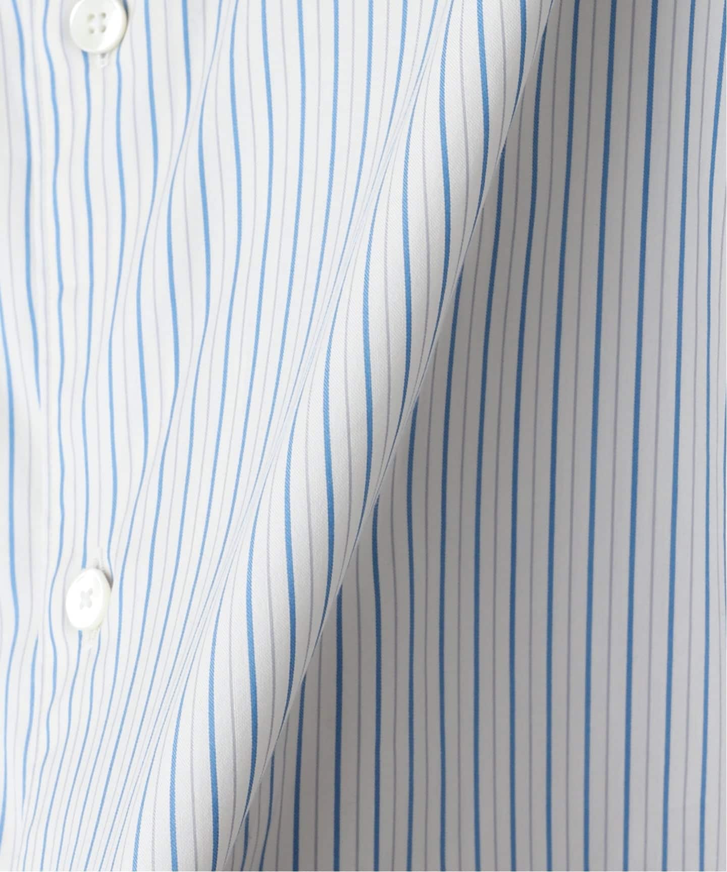 AURALEE (オーラリー) COTTON SILK STRIPE SHIRT（シャツ