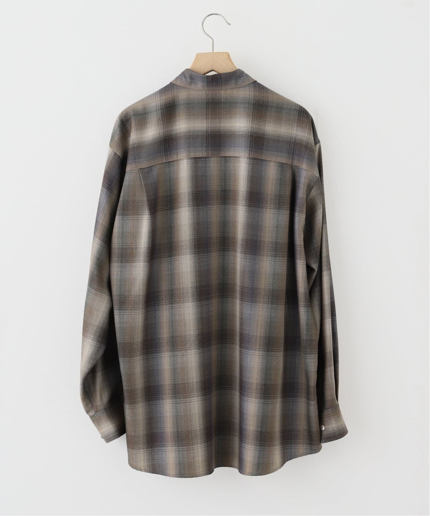 AURALEE (オーラリー) SUPER LIGHT WOOL CHECK SHIRT（シャツ