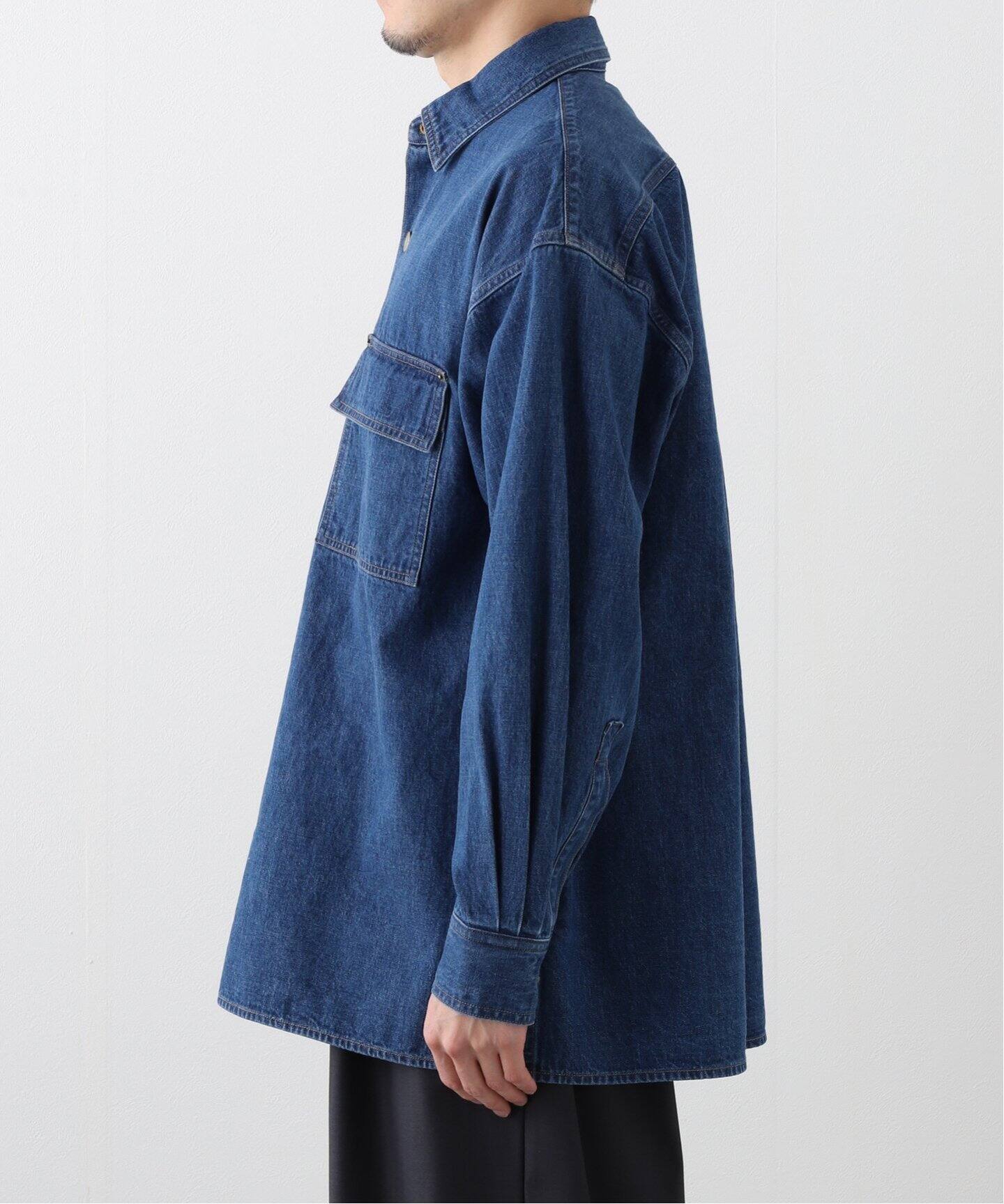 AURALEE (オーラリー) SELVEDGE LIGHT OZ DENIM シャツ A25SS01SD 