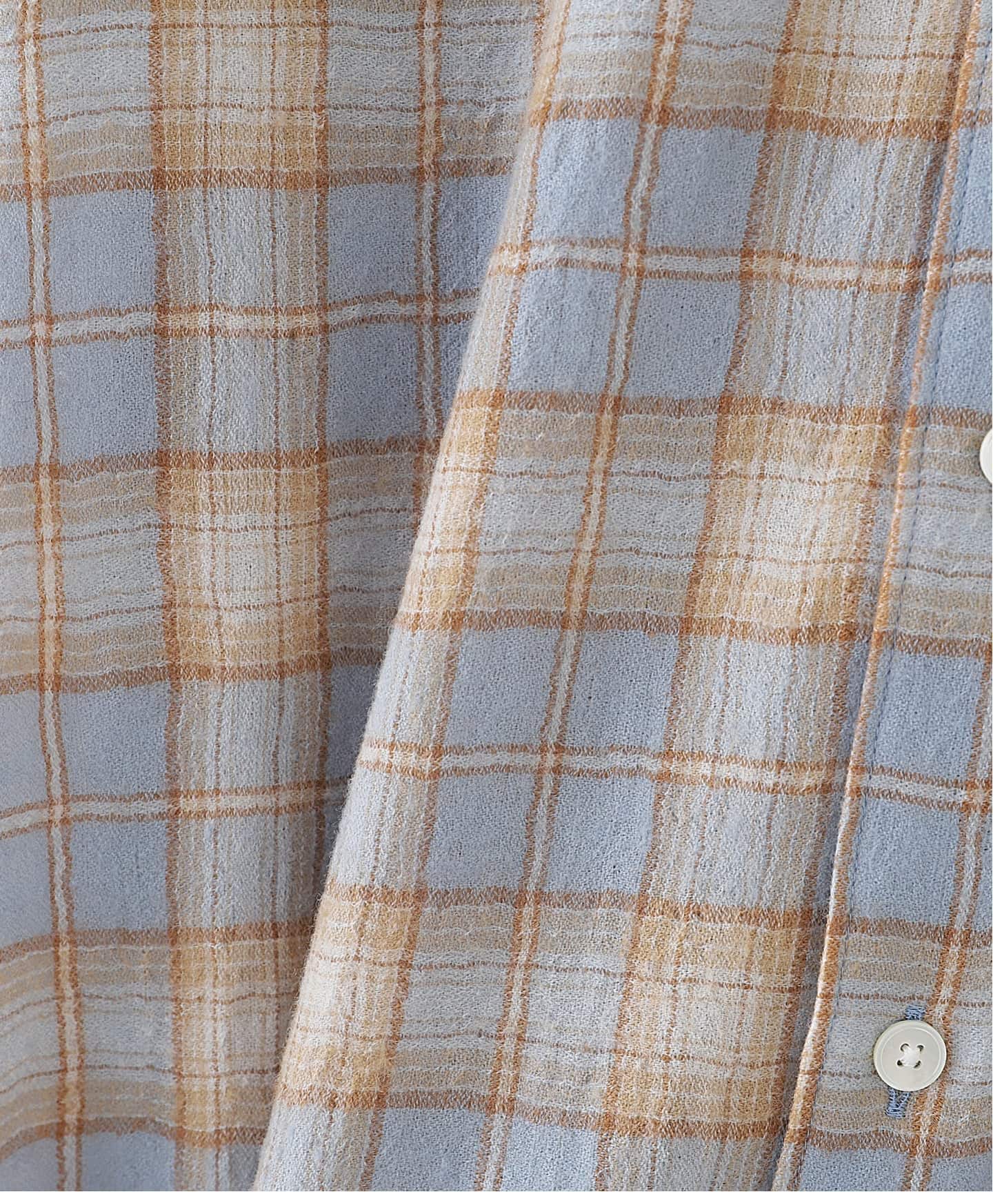 AURALEE (オーラリー) AIRY WOOL CHECK シャツ（シャツ／ブラウス
